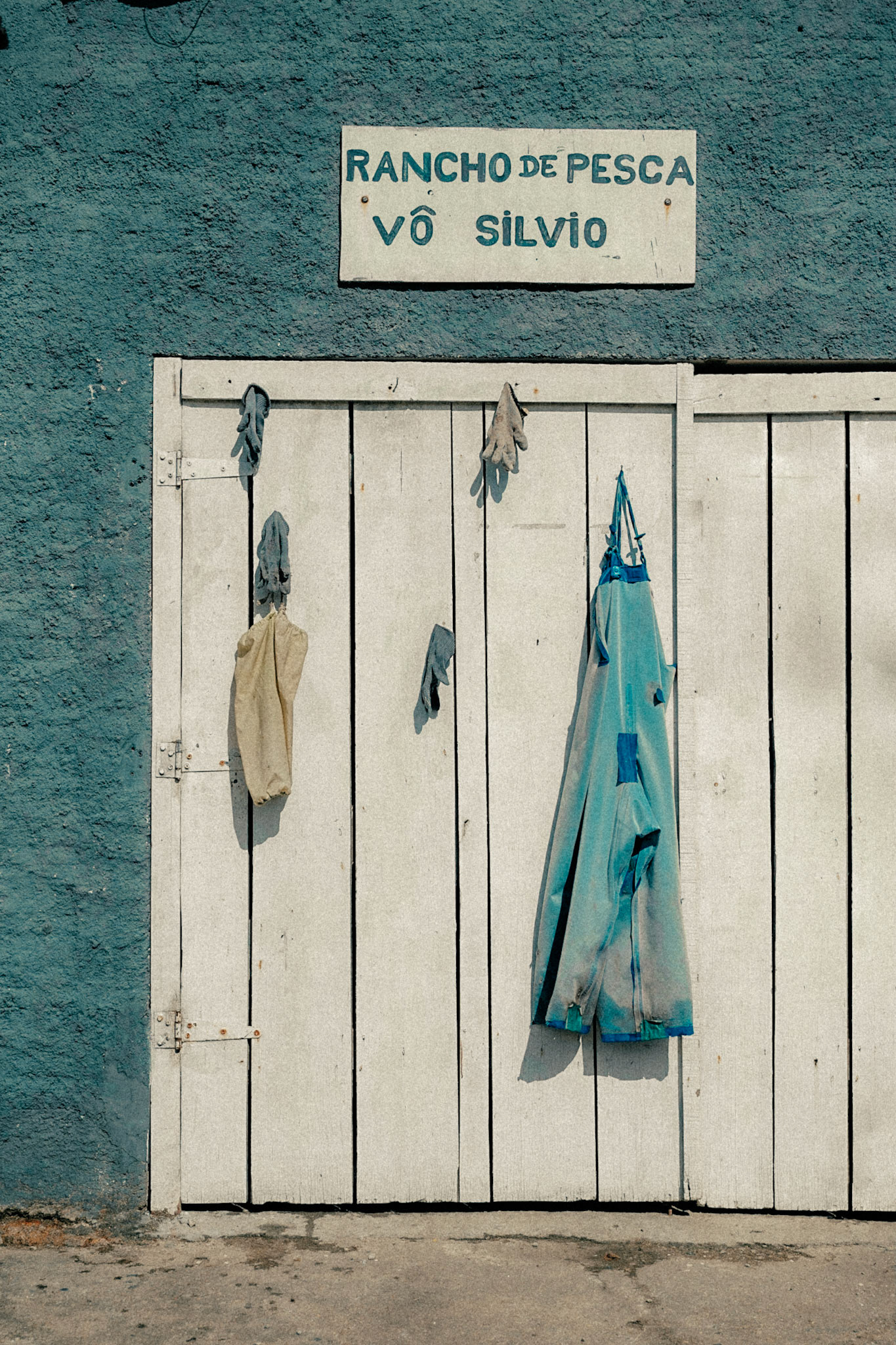 Ranho de Pesca Vo Silvio. Barra da Lagoa, Florianópolis, Brasil.
