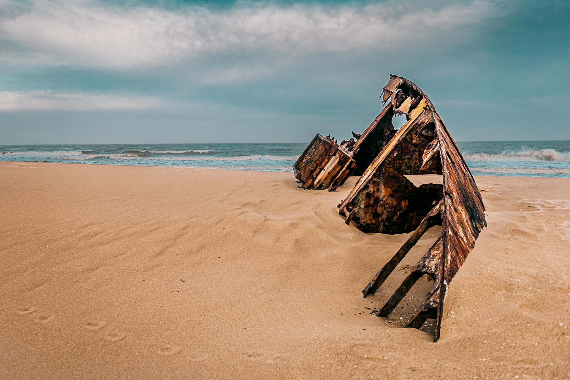 "El Barco" beach at La Pedrera. Rocha, Uruguay.