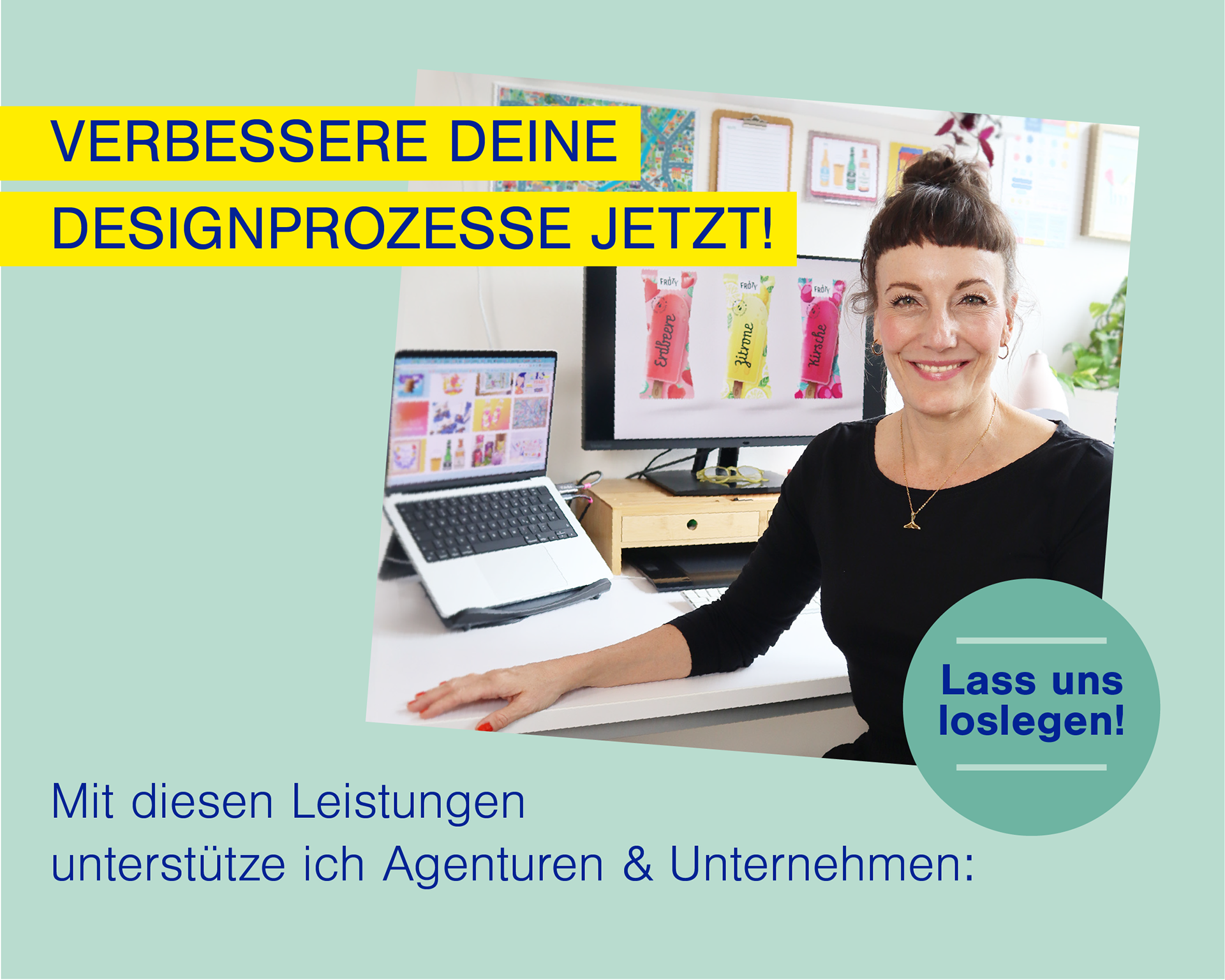 Vorteile einer Fest-Freien Zusammenarbeit mit einem Grafik-Freelancer, Verbessere Deine Designprozesse, Blog Titel, Stefanie Twellmann