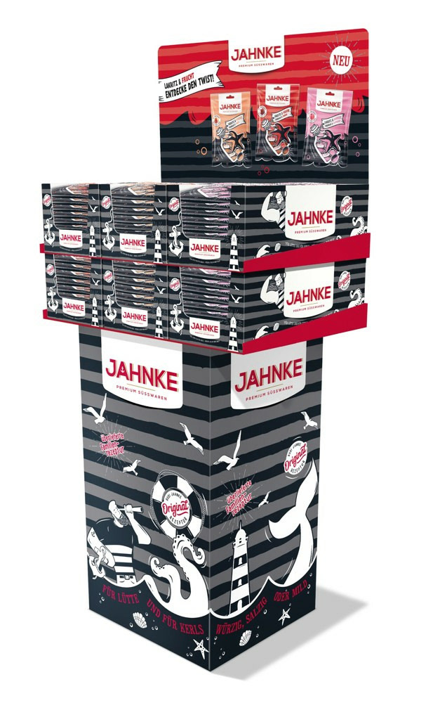 Abbildung Bodensteller Jahnke lakritz & Frucht, Quelle: Pressemitteilung Cavendish & Harvey der ISM 2026