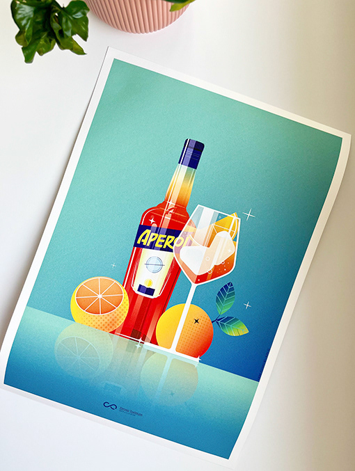 Fine Art Print Poster Motiv Illustration von Stefanie Twellmann, Grafik und Illustration, Hamburg