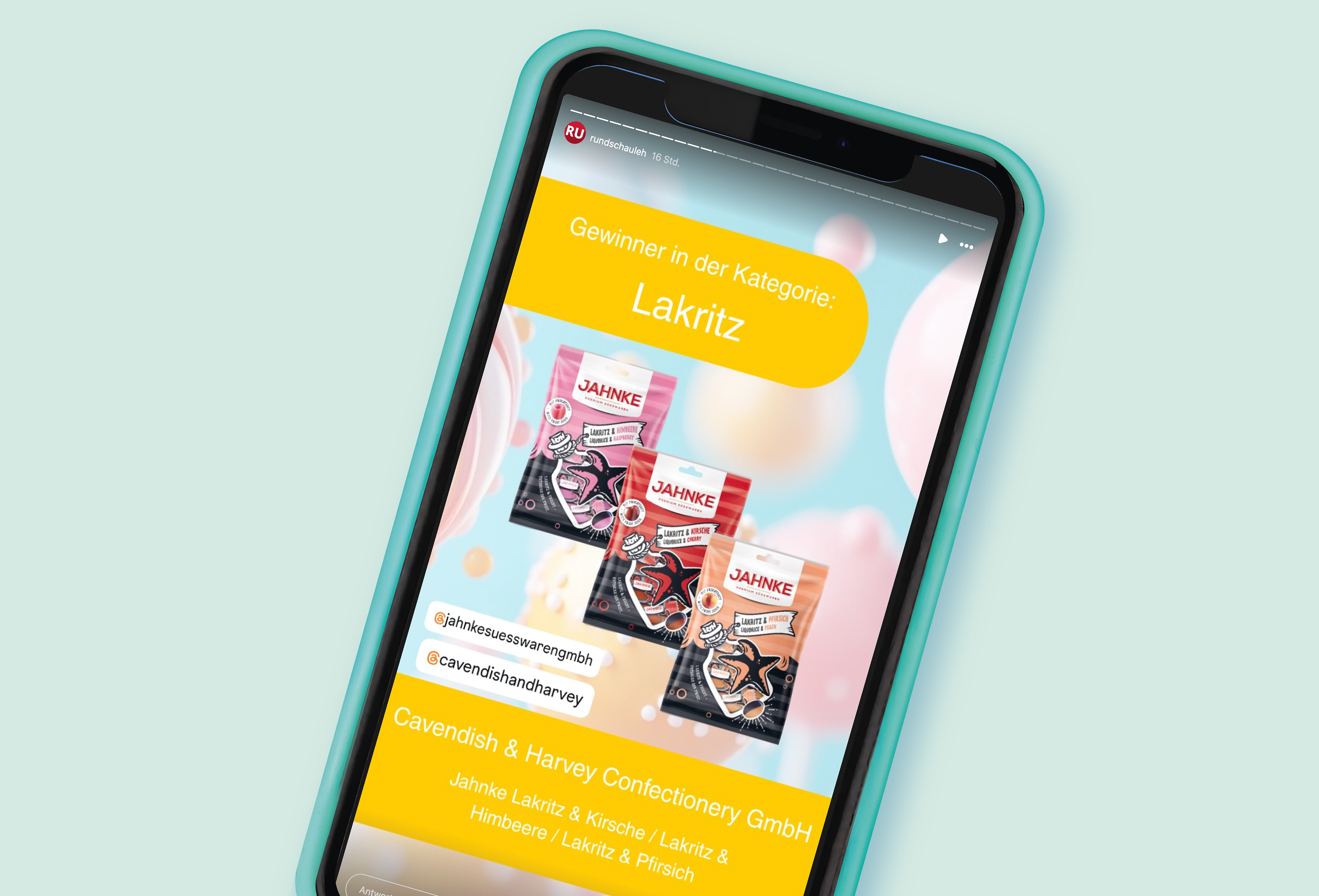 Social Media Kanal der RUNDSCHAU für den LMH verkündet Gewinner der SWEETIE-Awards 2026