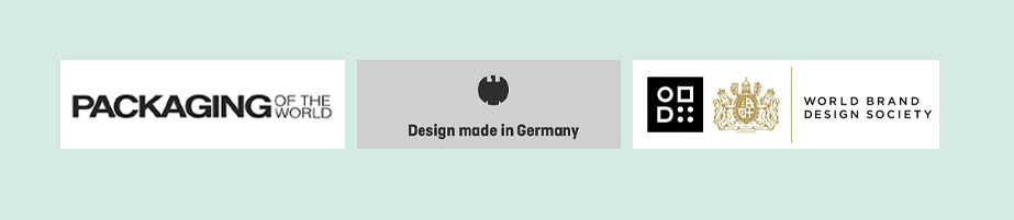 Veröffentlichungen auf verschiedenen Designplattformen, Logo-Abbildungen