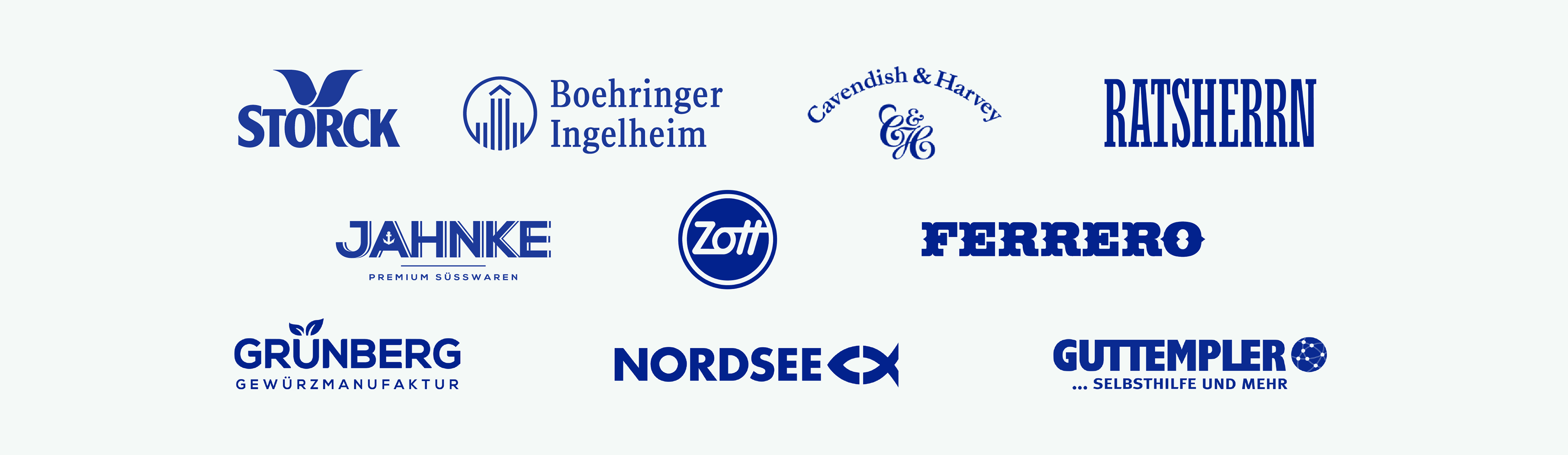 Auswahl einer Unternehmen, mit denen Stefanie Twellmann gearbeitet hat