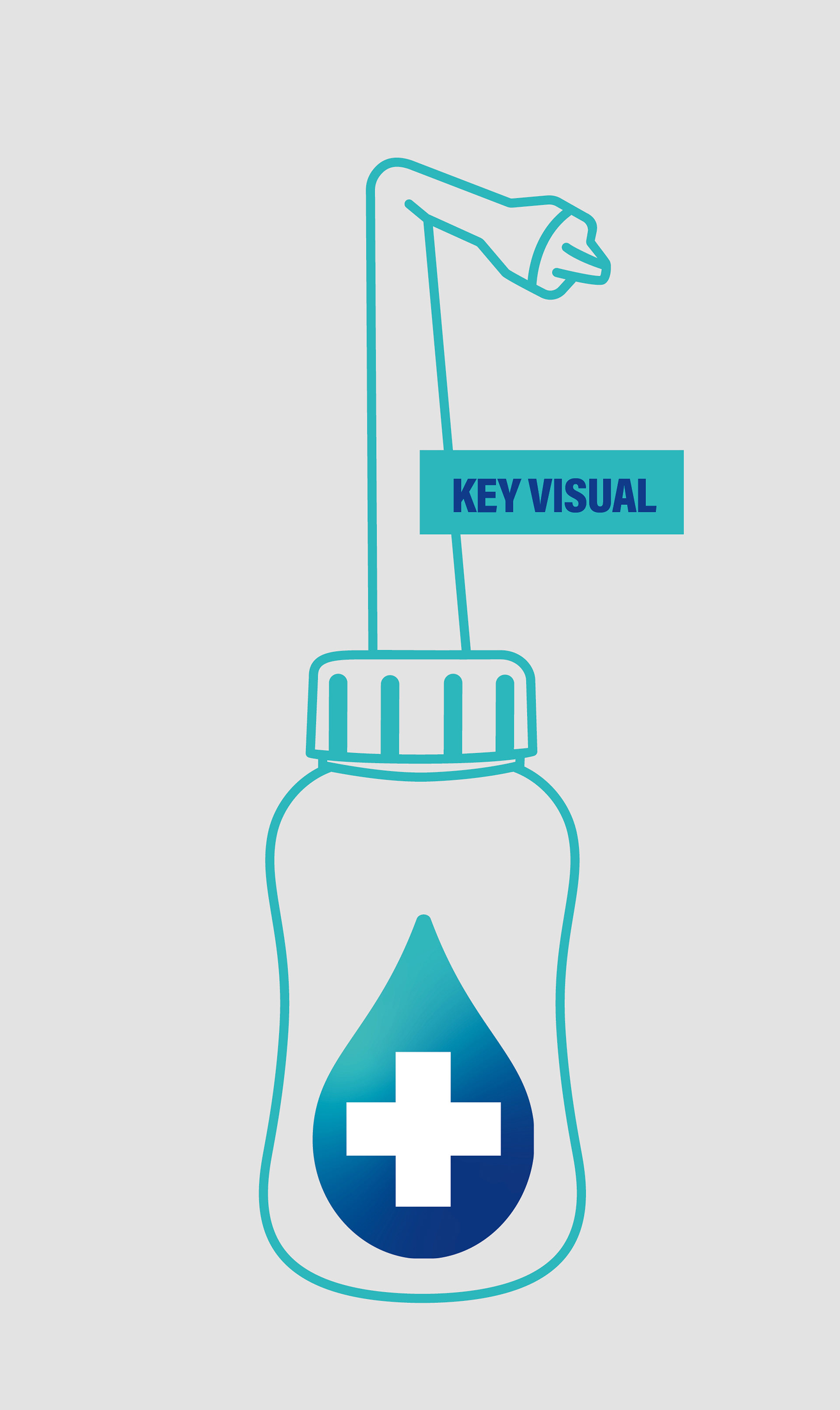 Entwicklung des Key Visuals für das Packaging Design eines Hygiene Produkts, von Stefanie Twellmann, Grafik und Illustration, Hamburg