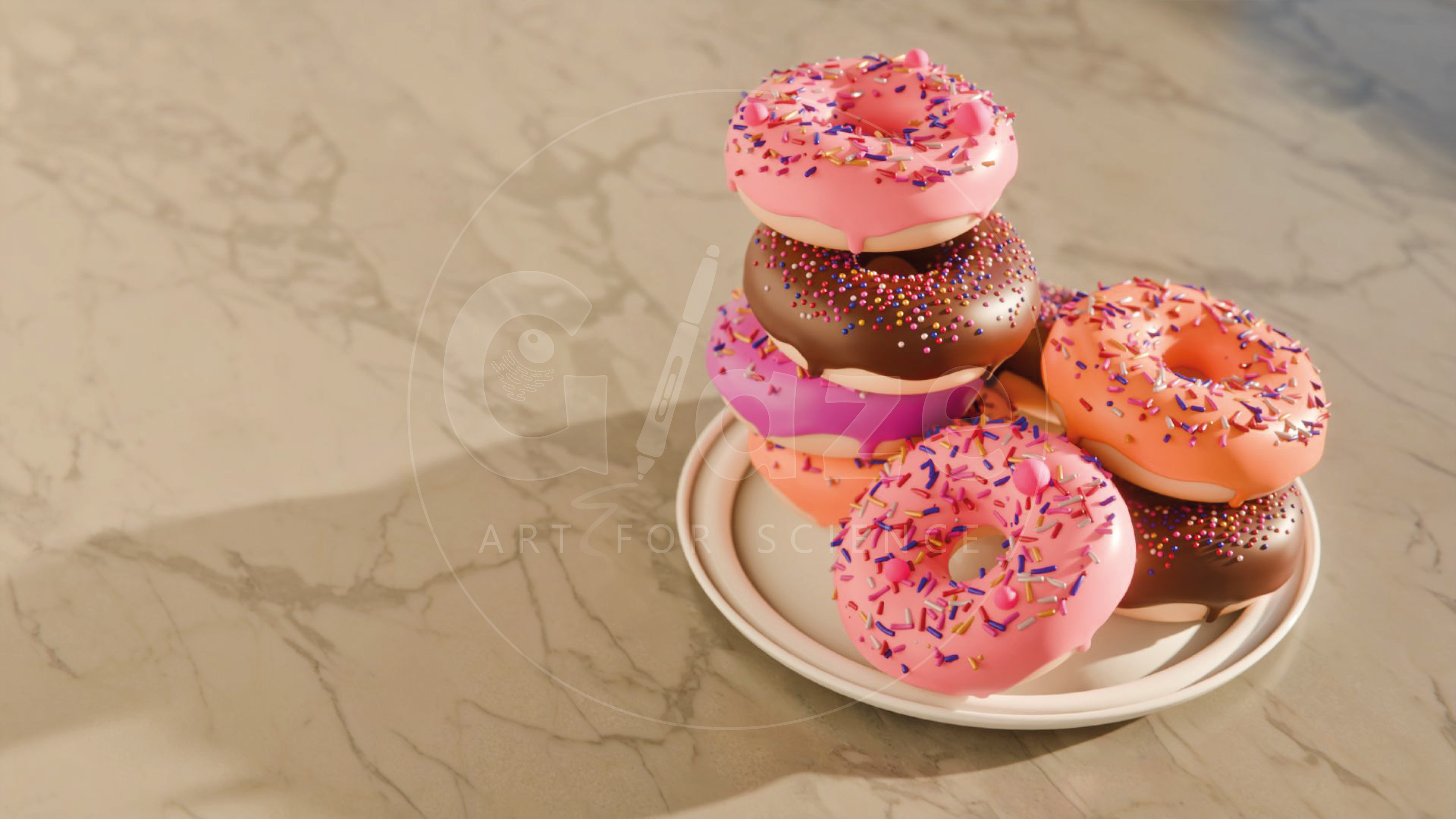 Donuts (Blender Guru course)