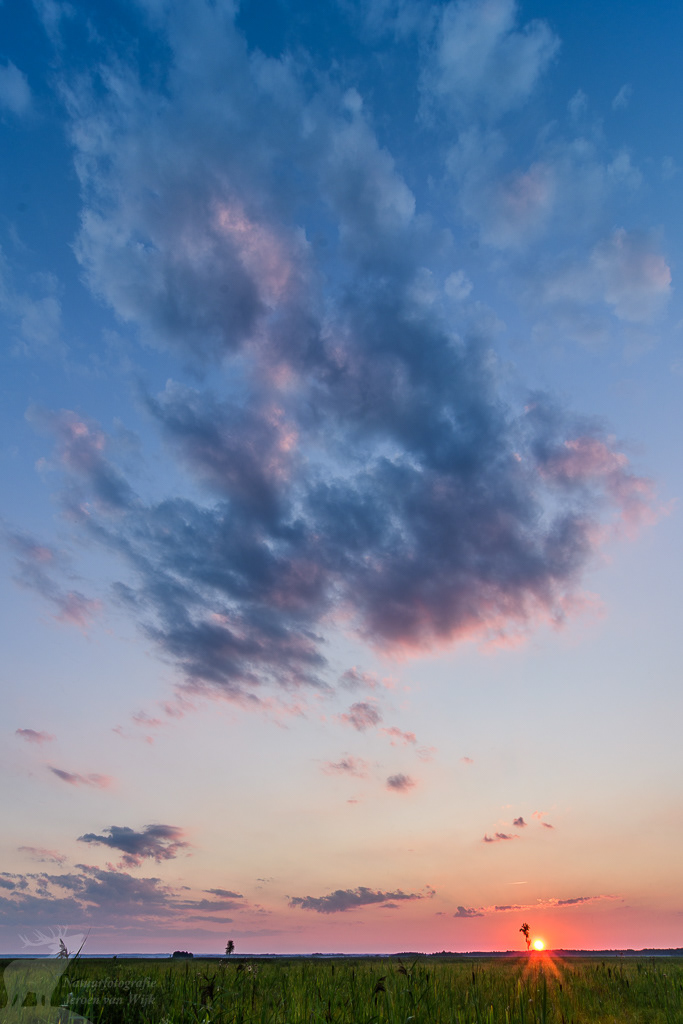 Sunset over the Biebrza Marshes