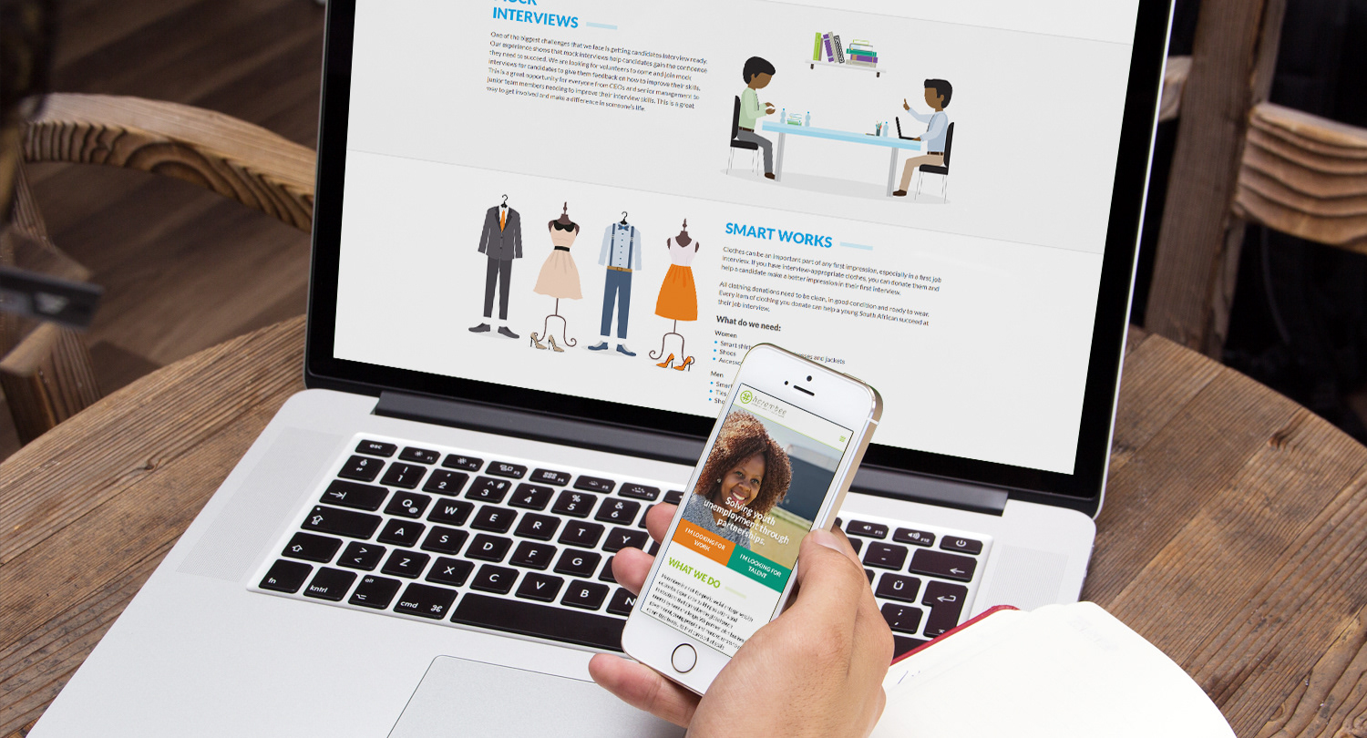 harambee mobile and desktop website