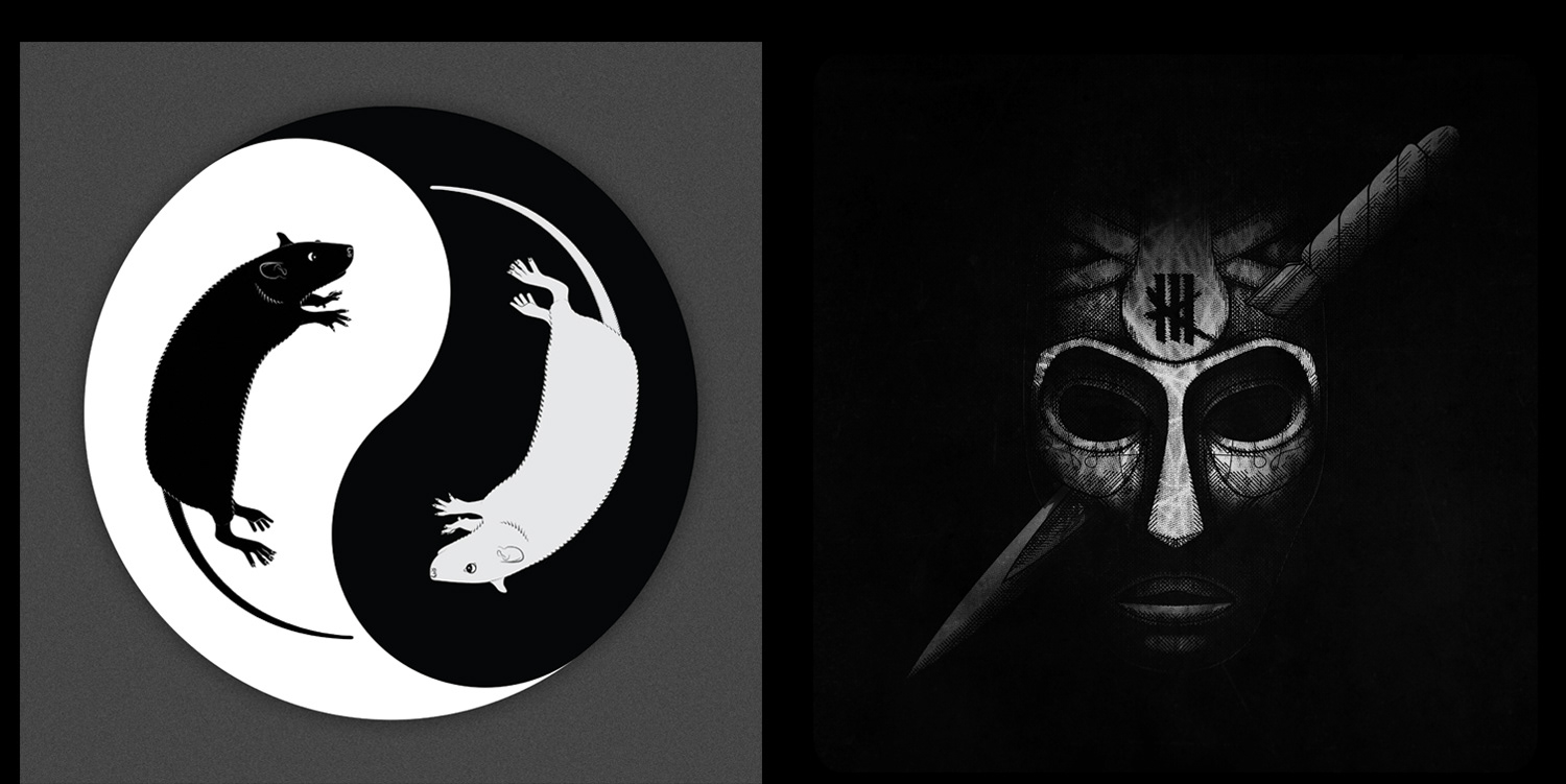 rat illustration and 13th empire illustration