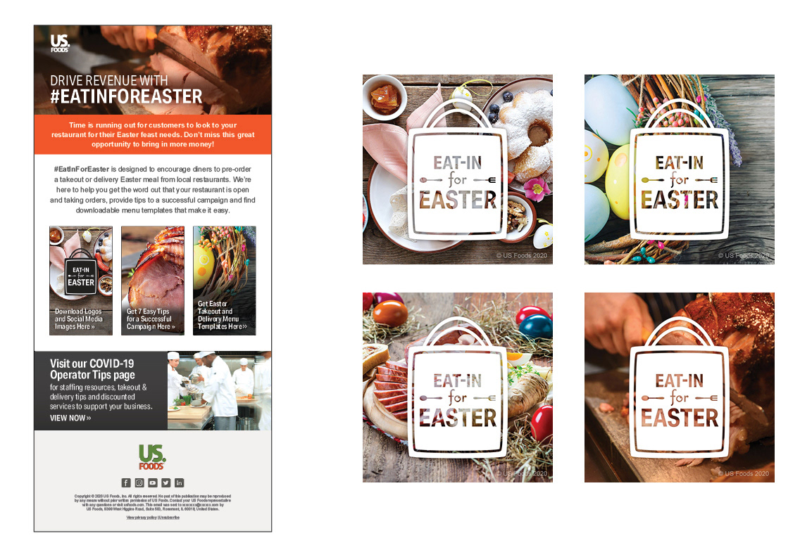 "Eat-in For Easter" Campaign in response to COVID-19
