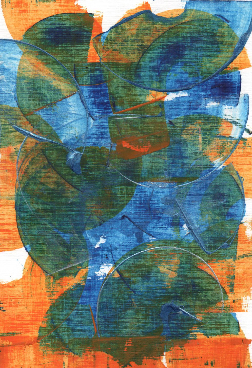 Circular / Acrílico sobre papel