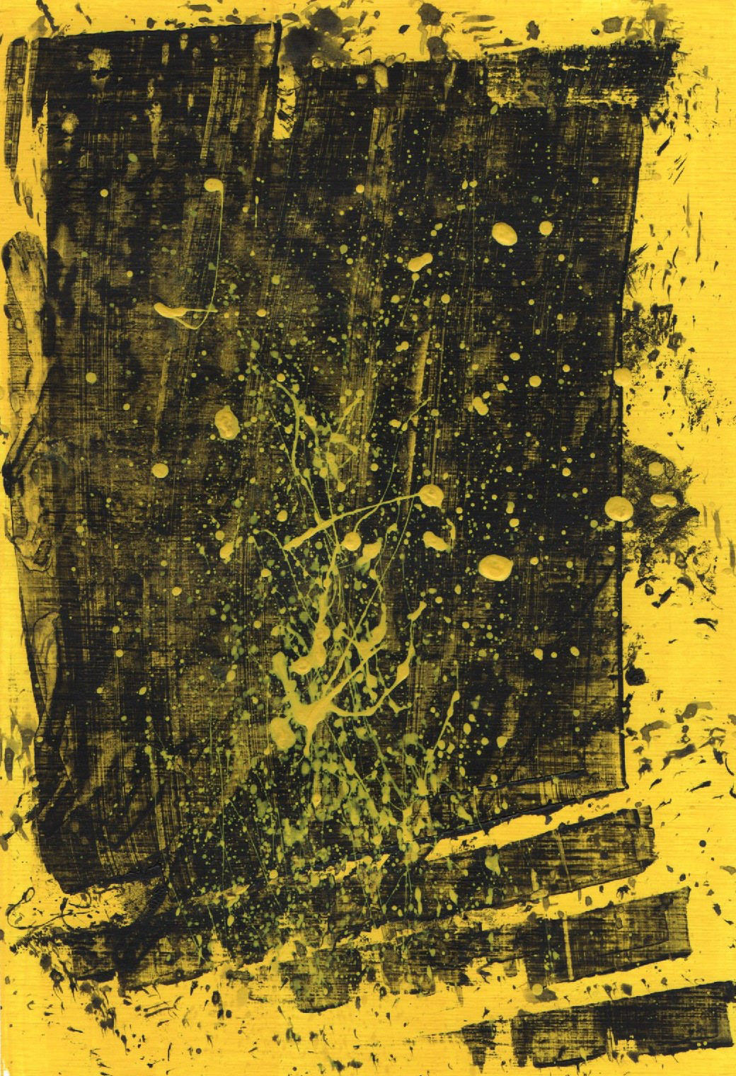 Salpicado/ Acrílico sobre papel