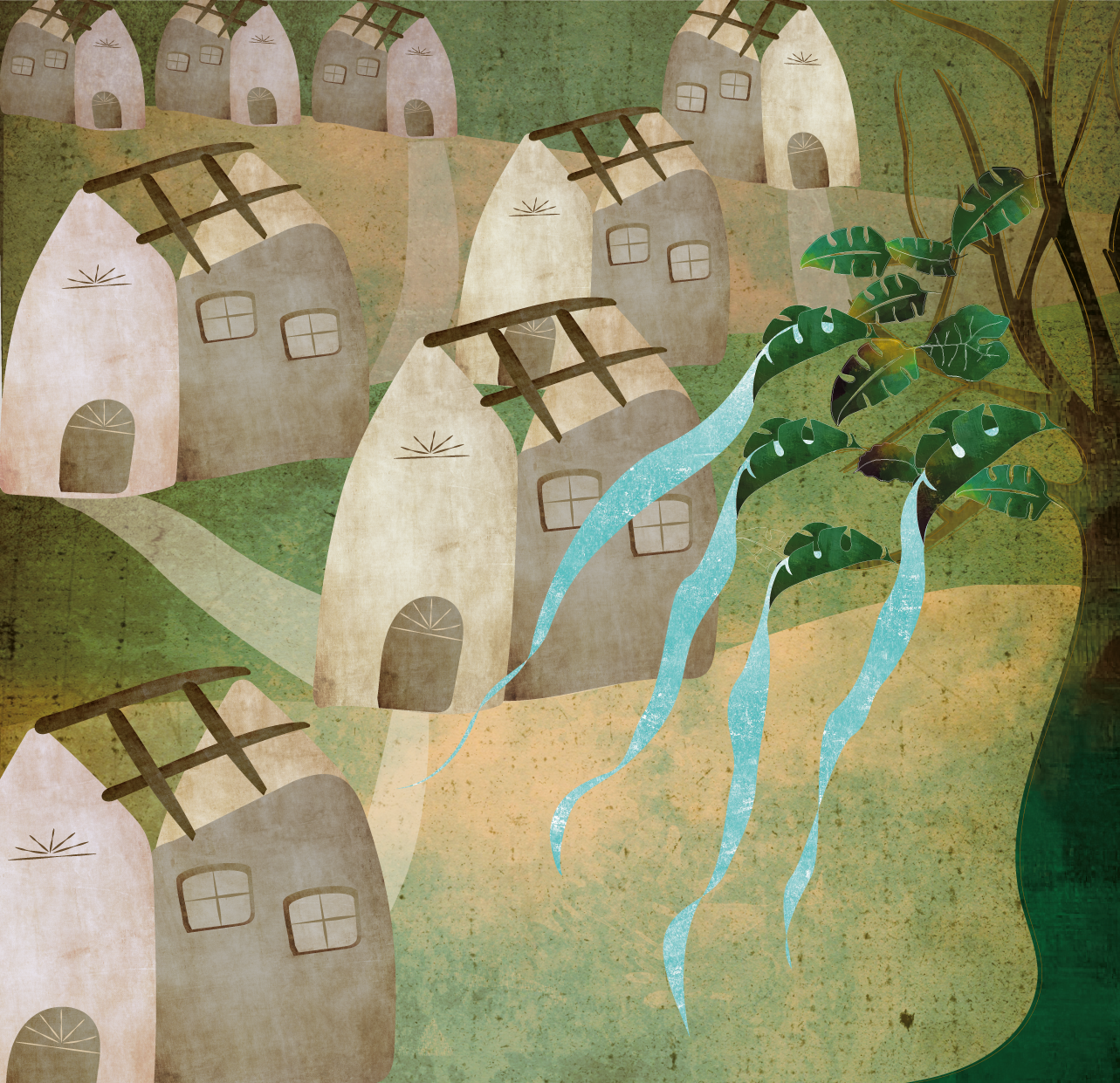 Proyecto Libro Álbun basado en el cuento El pueblo sin lluvia de José Sanabria