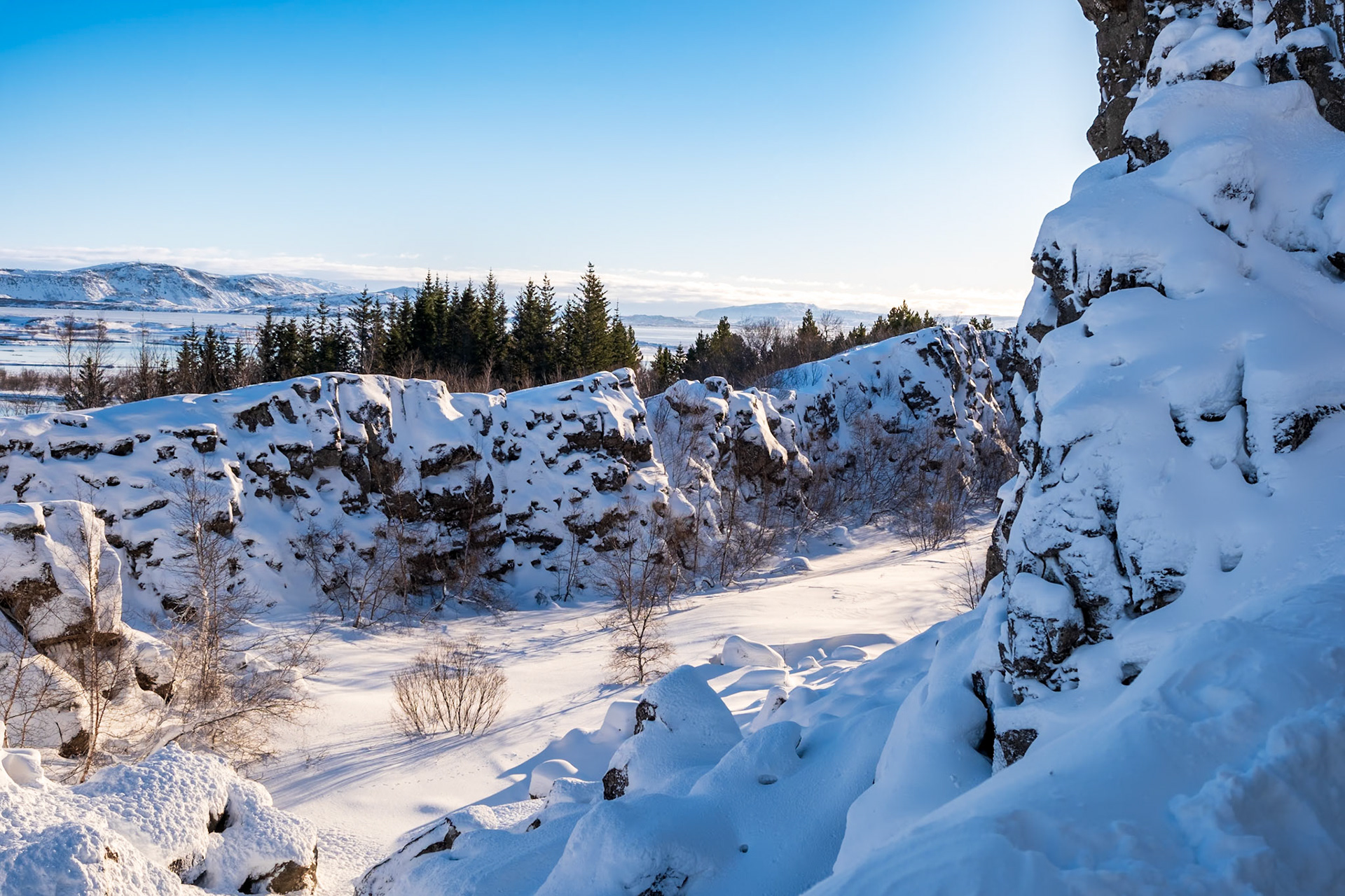 Icy Tranquility at Þingvellir