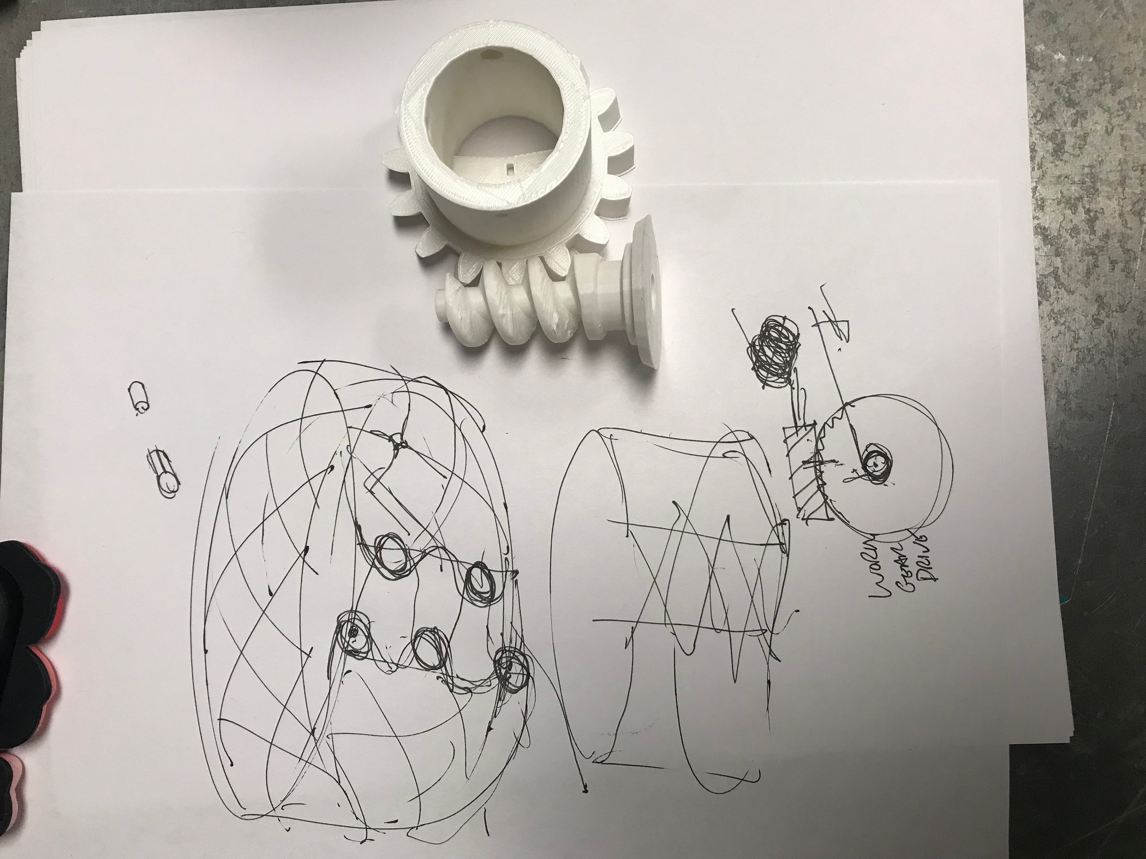 Initial concept of a tear sensing corset