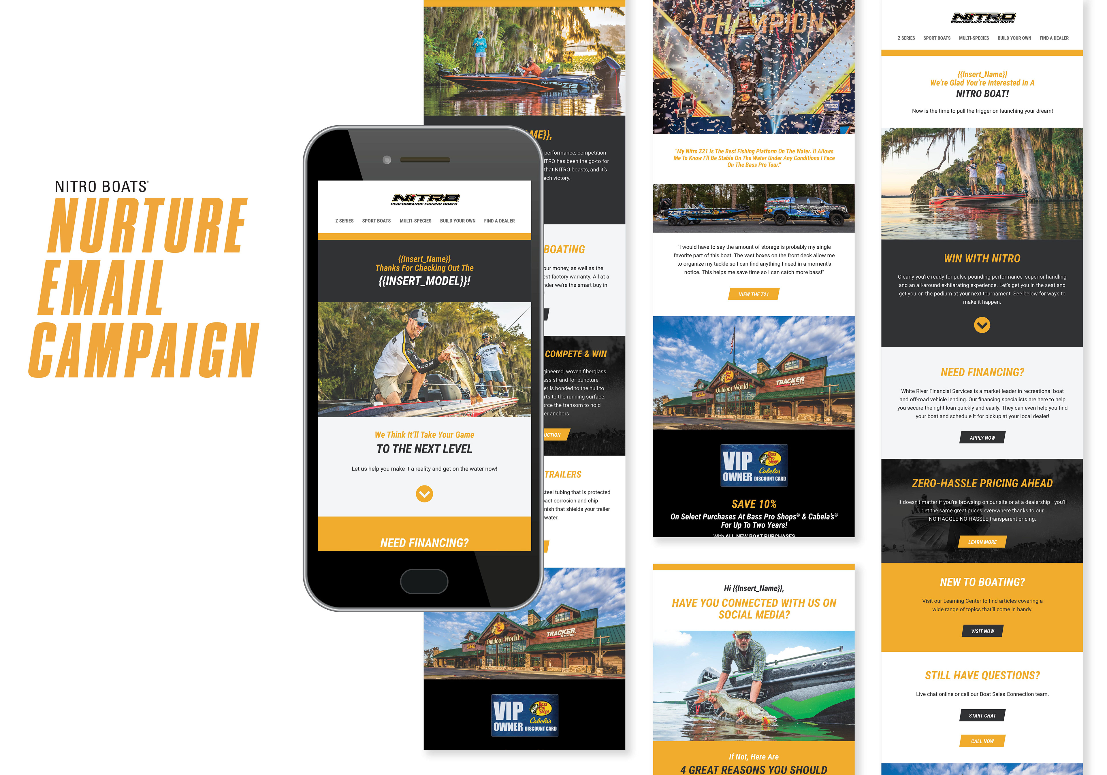 Nitro Performance Fishing Boats Nurture Email Campaign