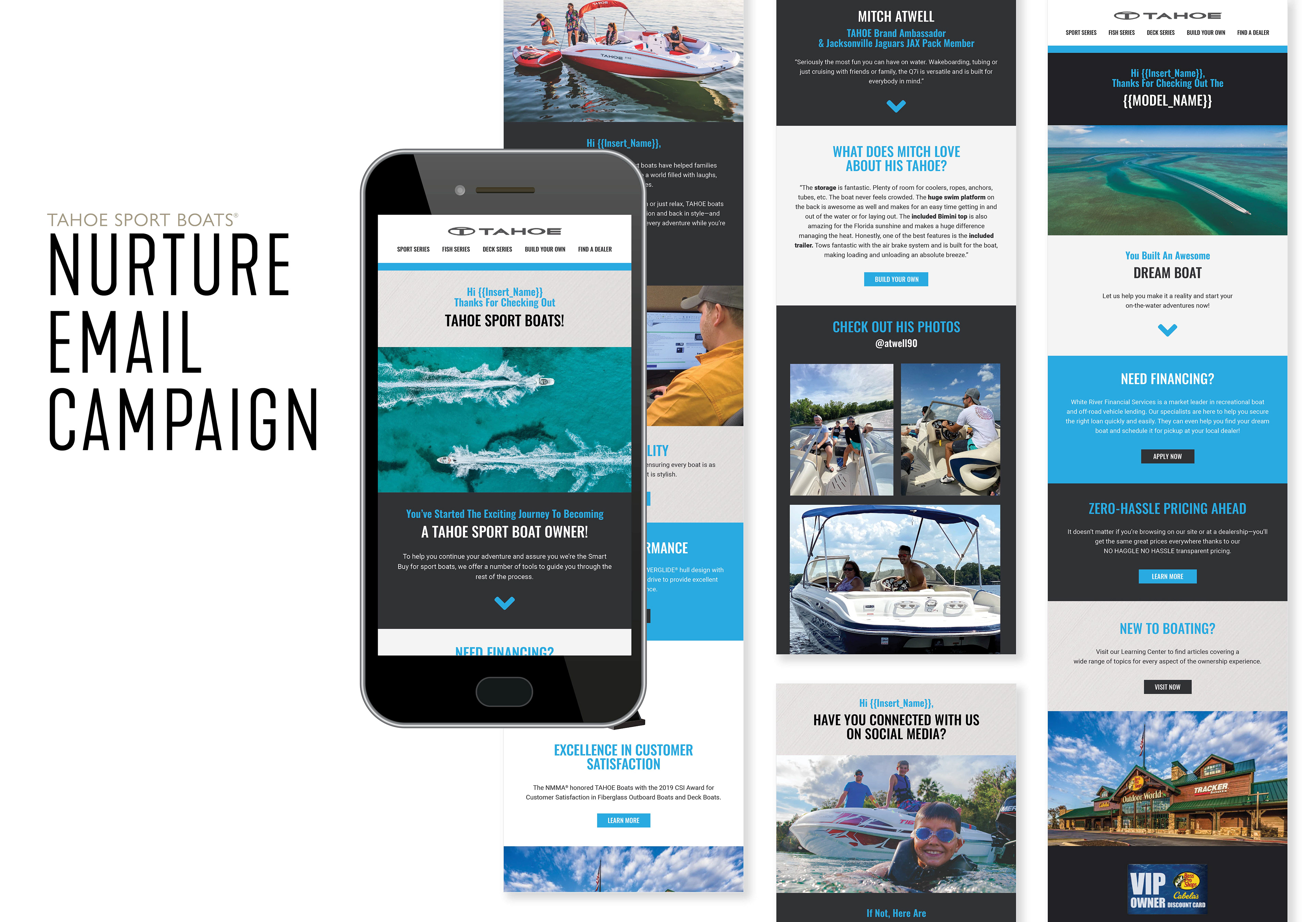 Tahoe Sport Boats Nurture Email Campaign