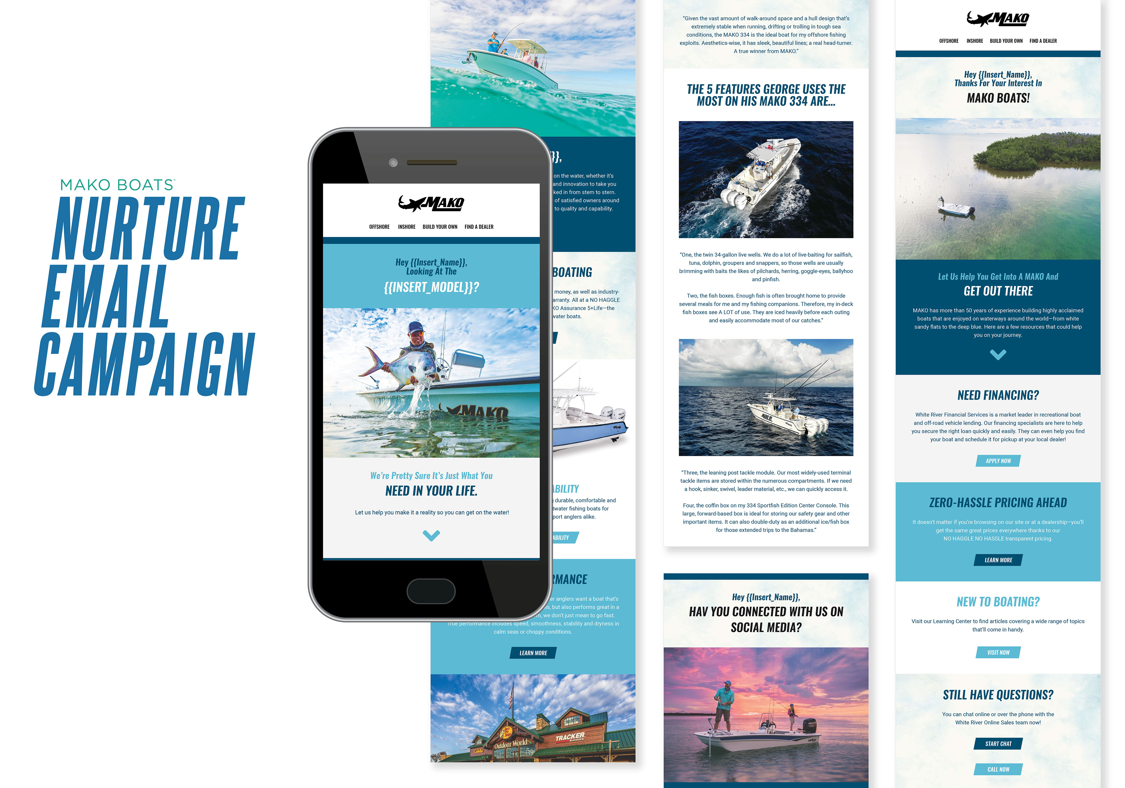 Mako Fishing Boats Nurture Email Campaign