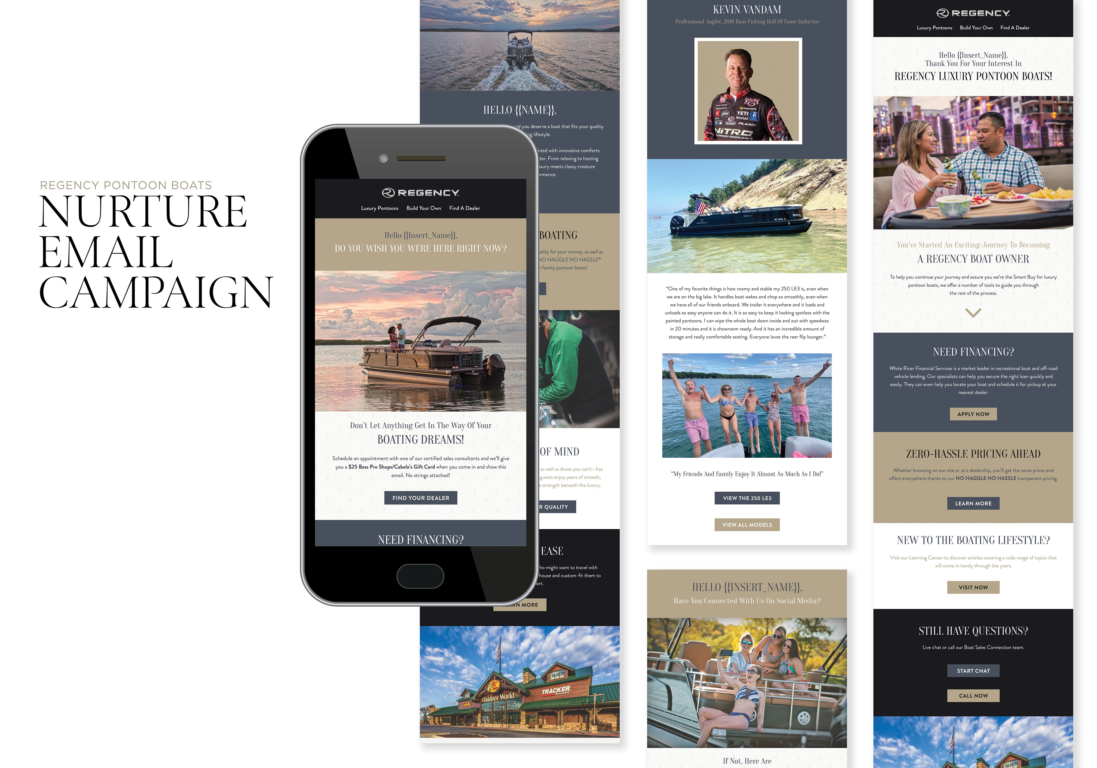 Regency Luxury Pontoon Boats Nurture Email Campaign
