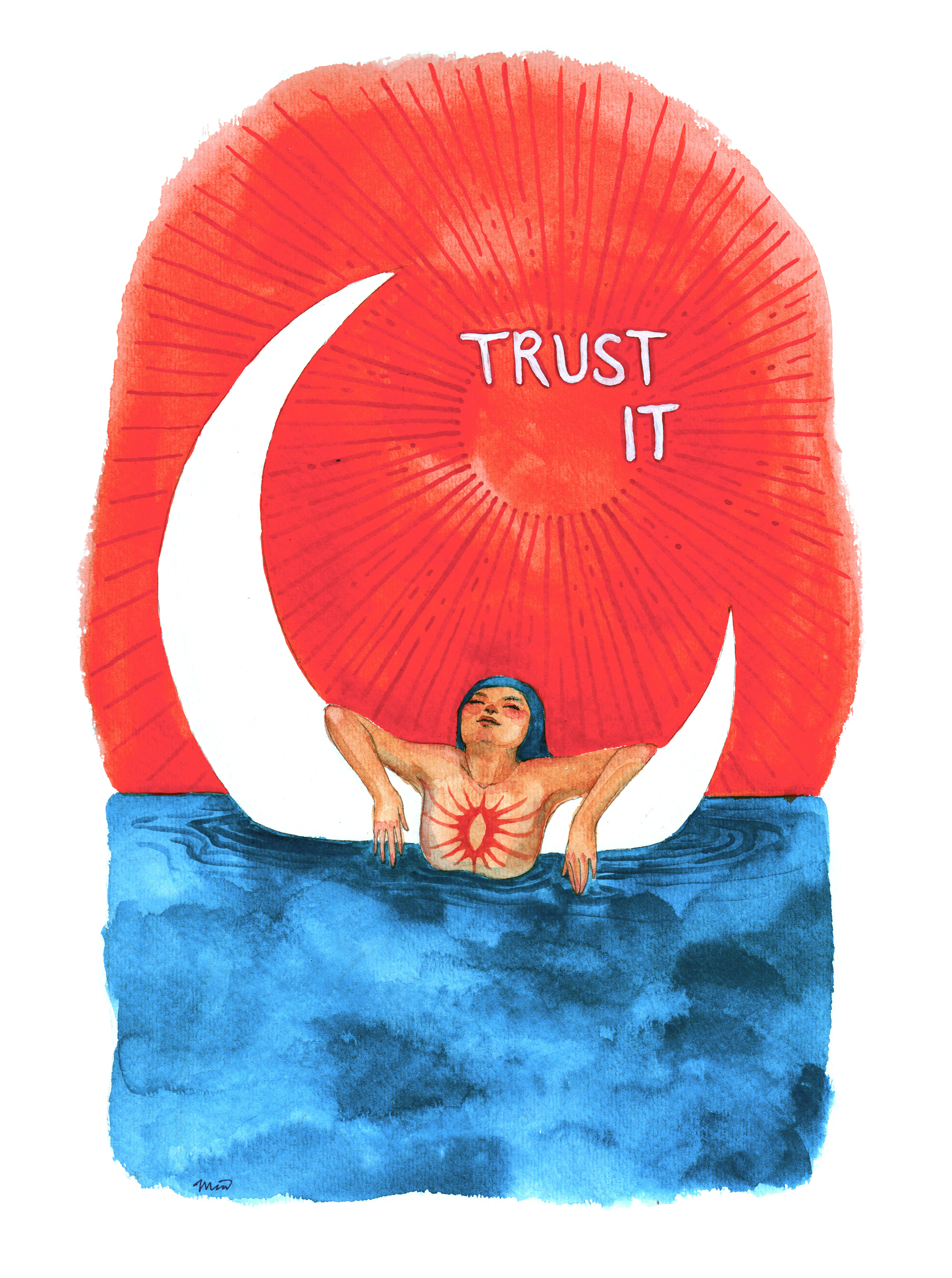 "Trust It" $150 9x11