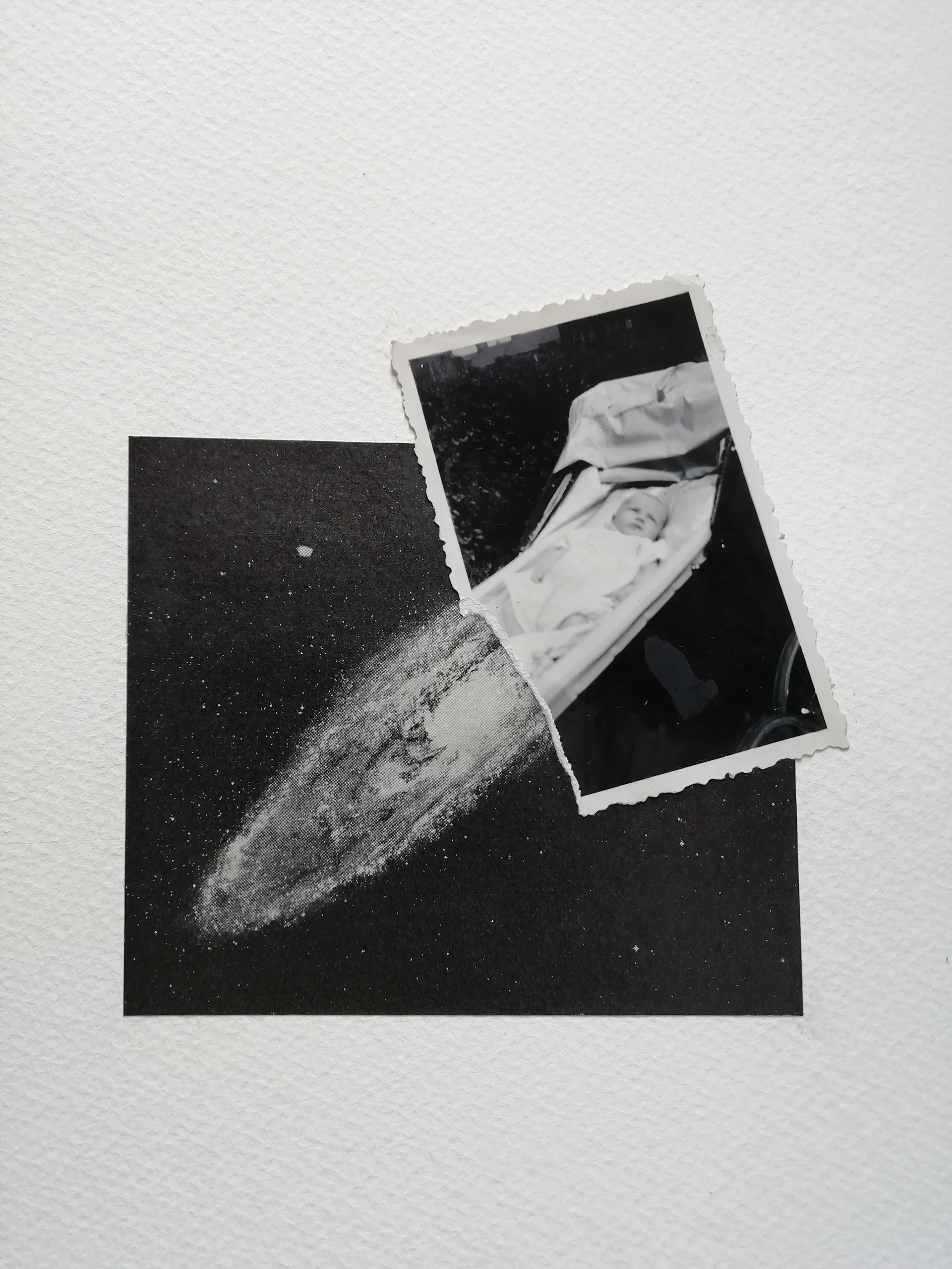 Angela Viola_Interior landscapes_2020_Collage grafite e acquerello su carta