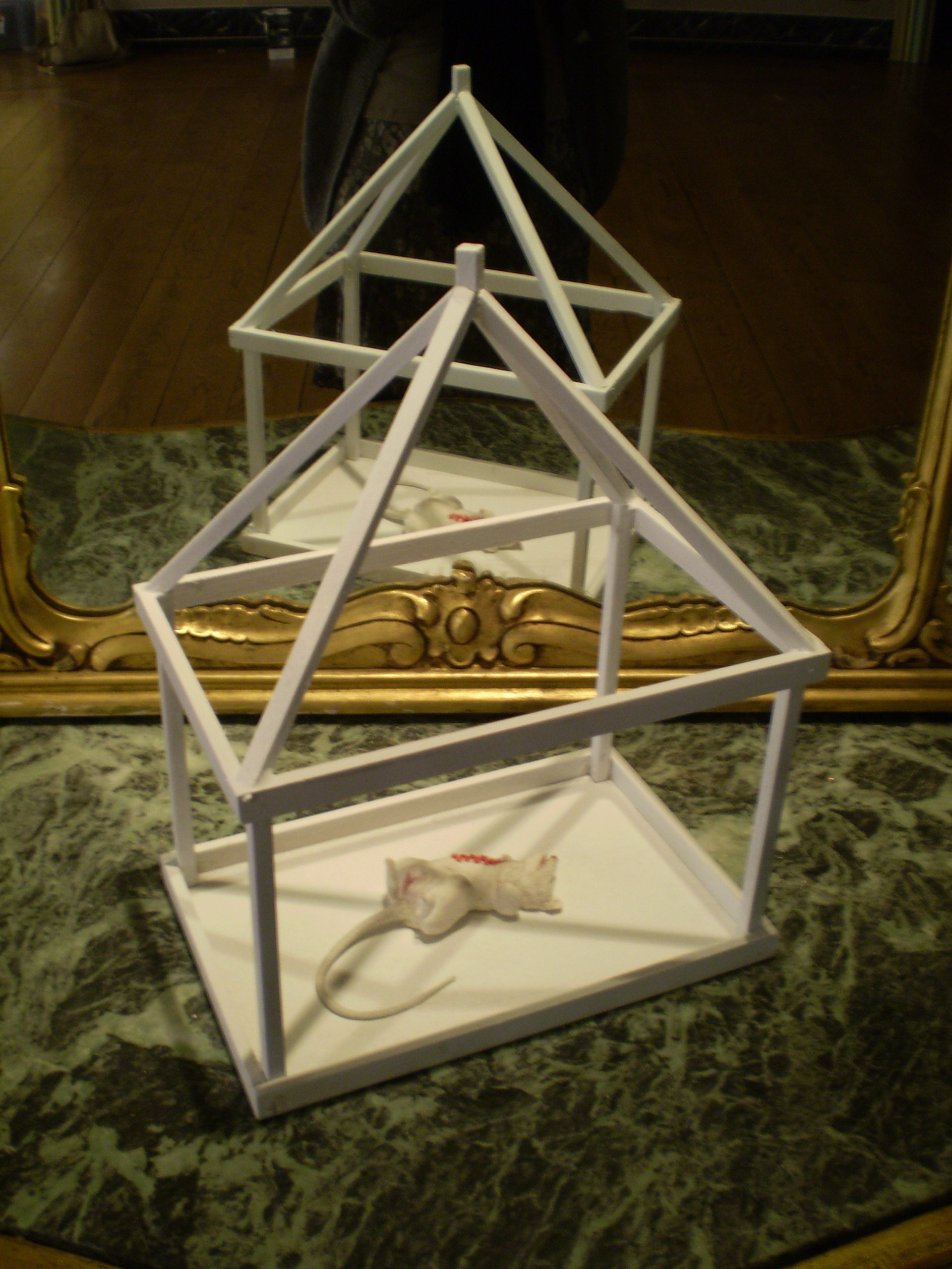 Little m(H)ouse | allestimento della mostra @amore - Villa Alliata, Palermo