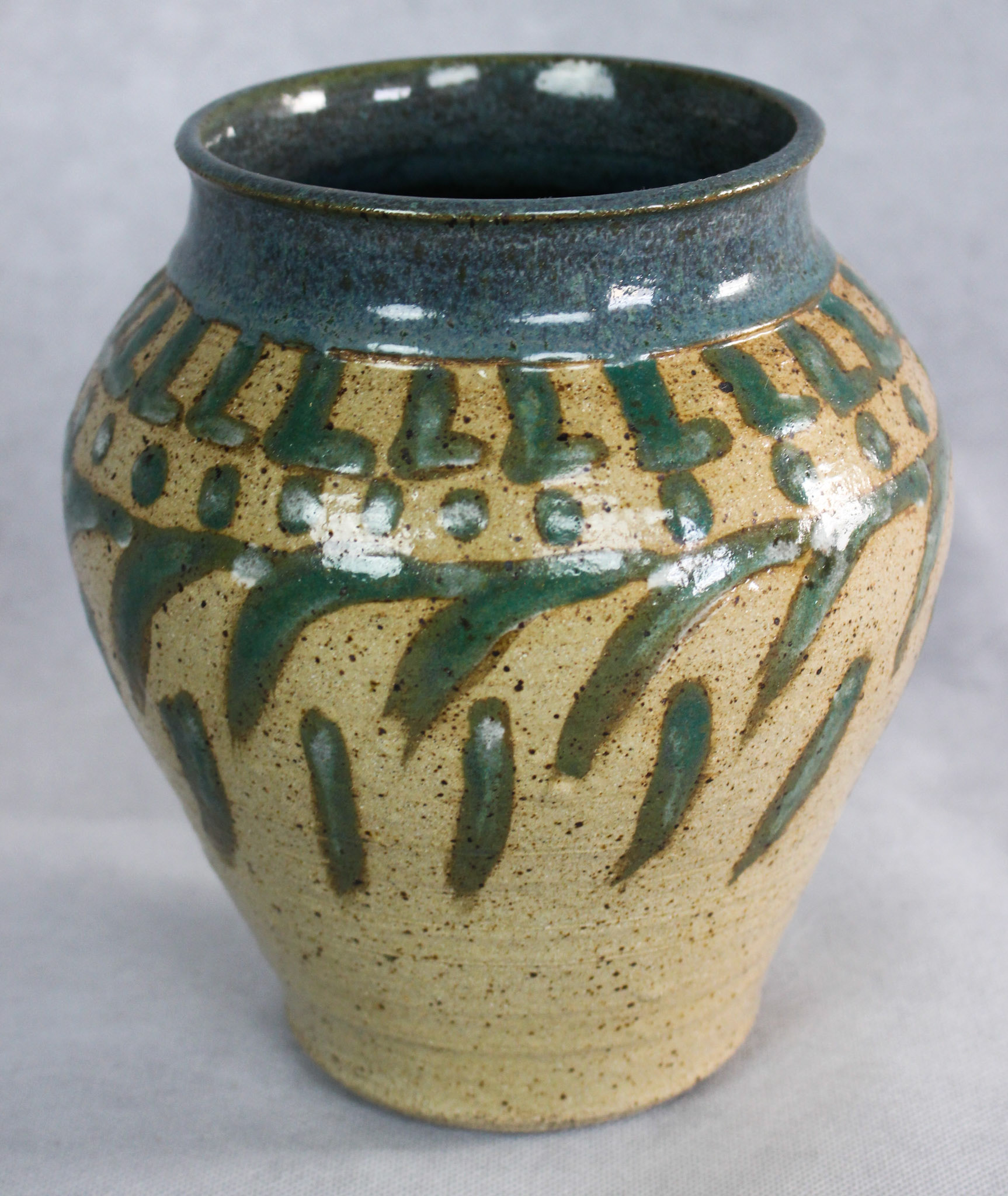 Stoneware w/cone 6 Glaze, 9"x 7.5" x 7.5", 2018