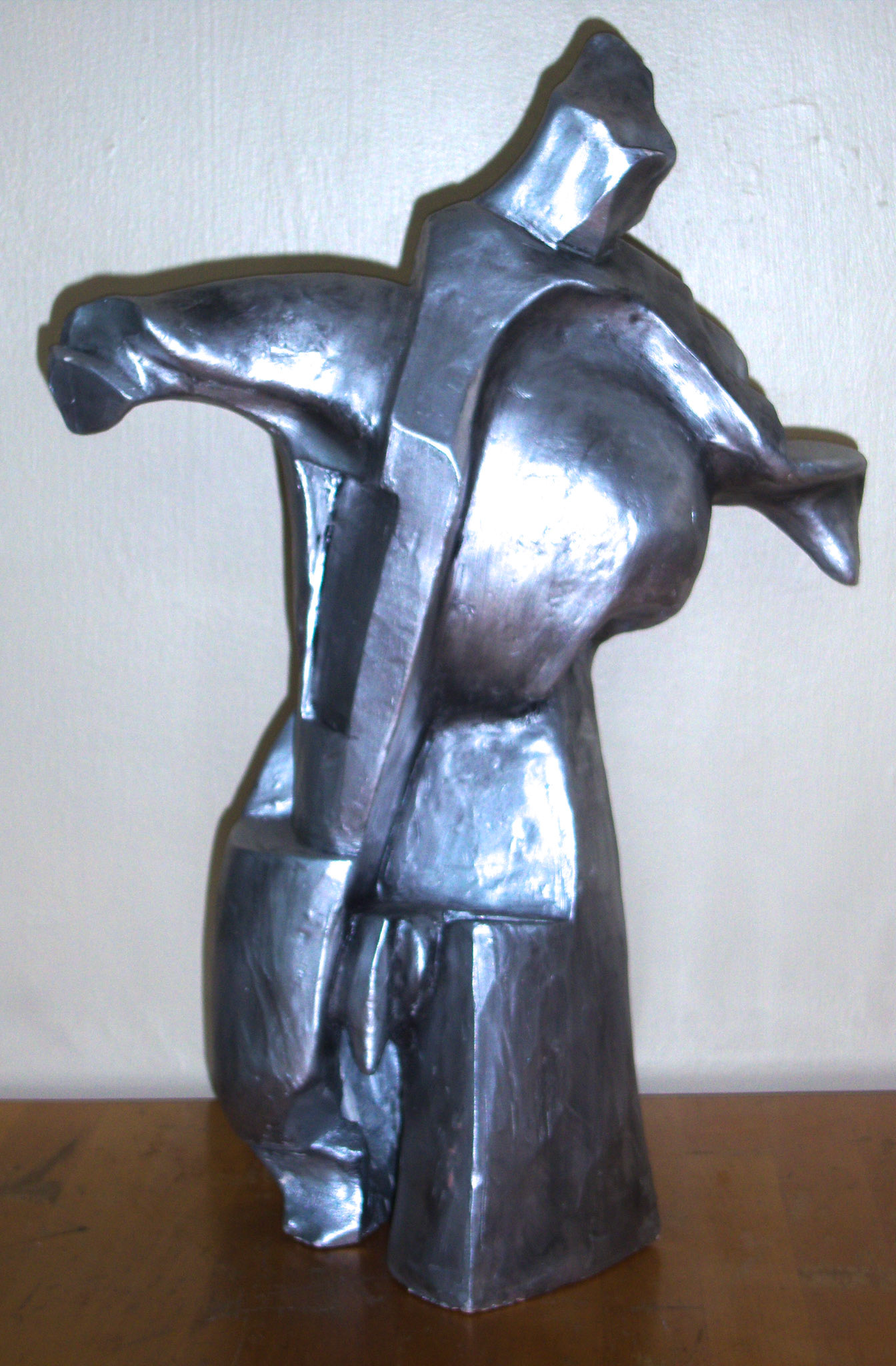 Metroplois Gaudian, Terracotta with Acrylic, 18"x9"x6", 2007 - Private Collection