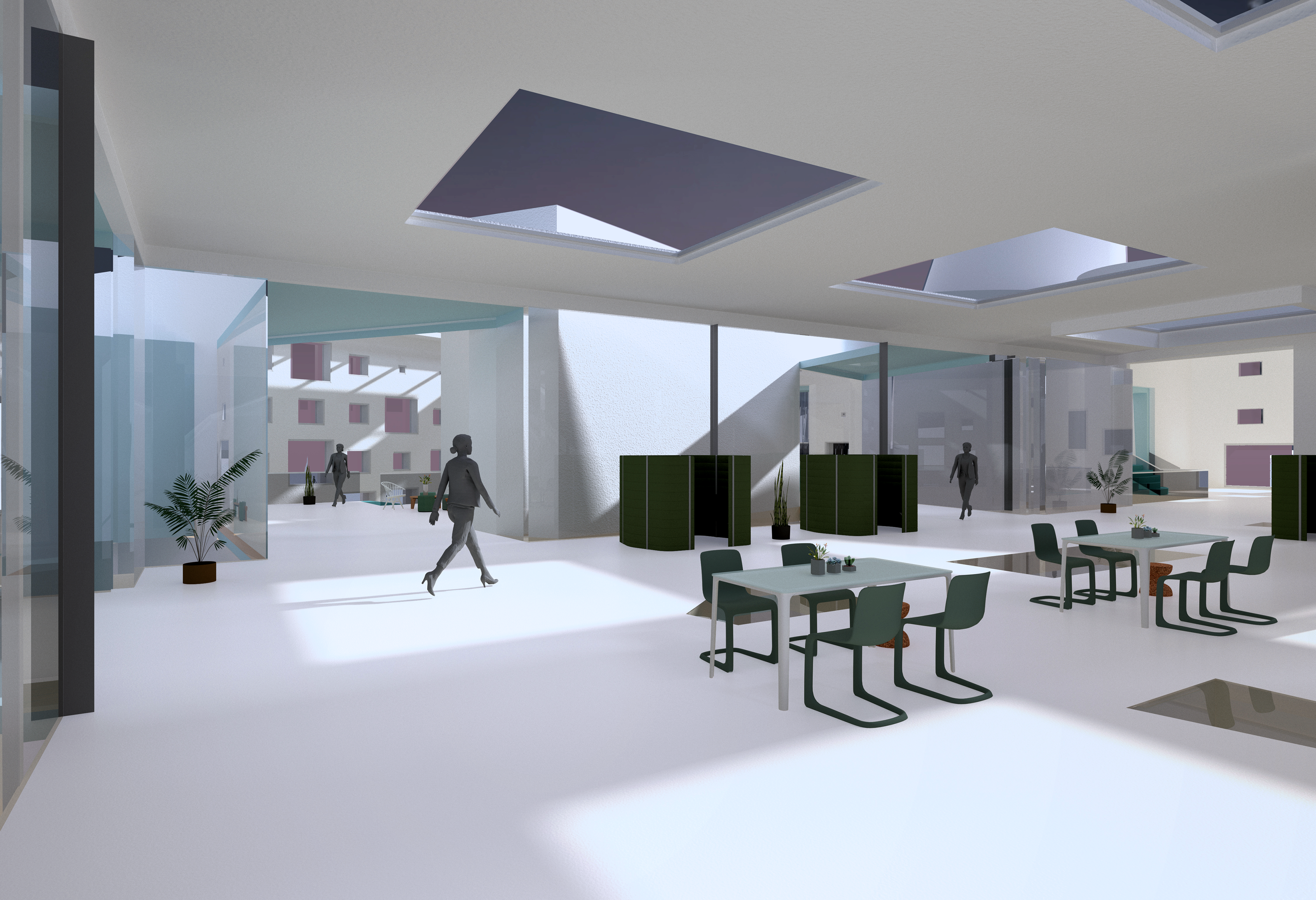 Interior Scene of Office Space