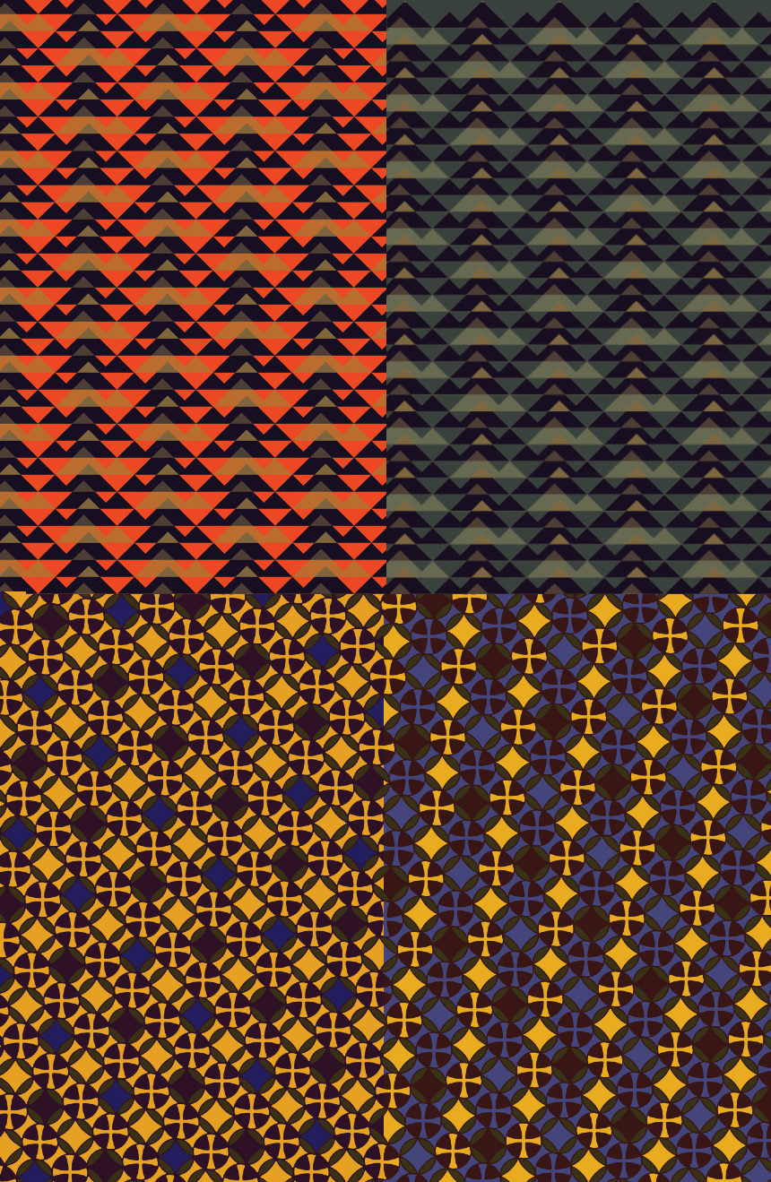 Repeat print color theory studies, AK 2016