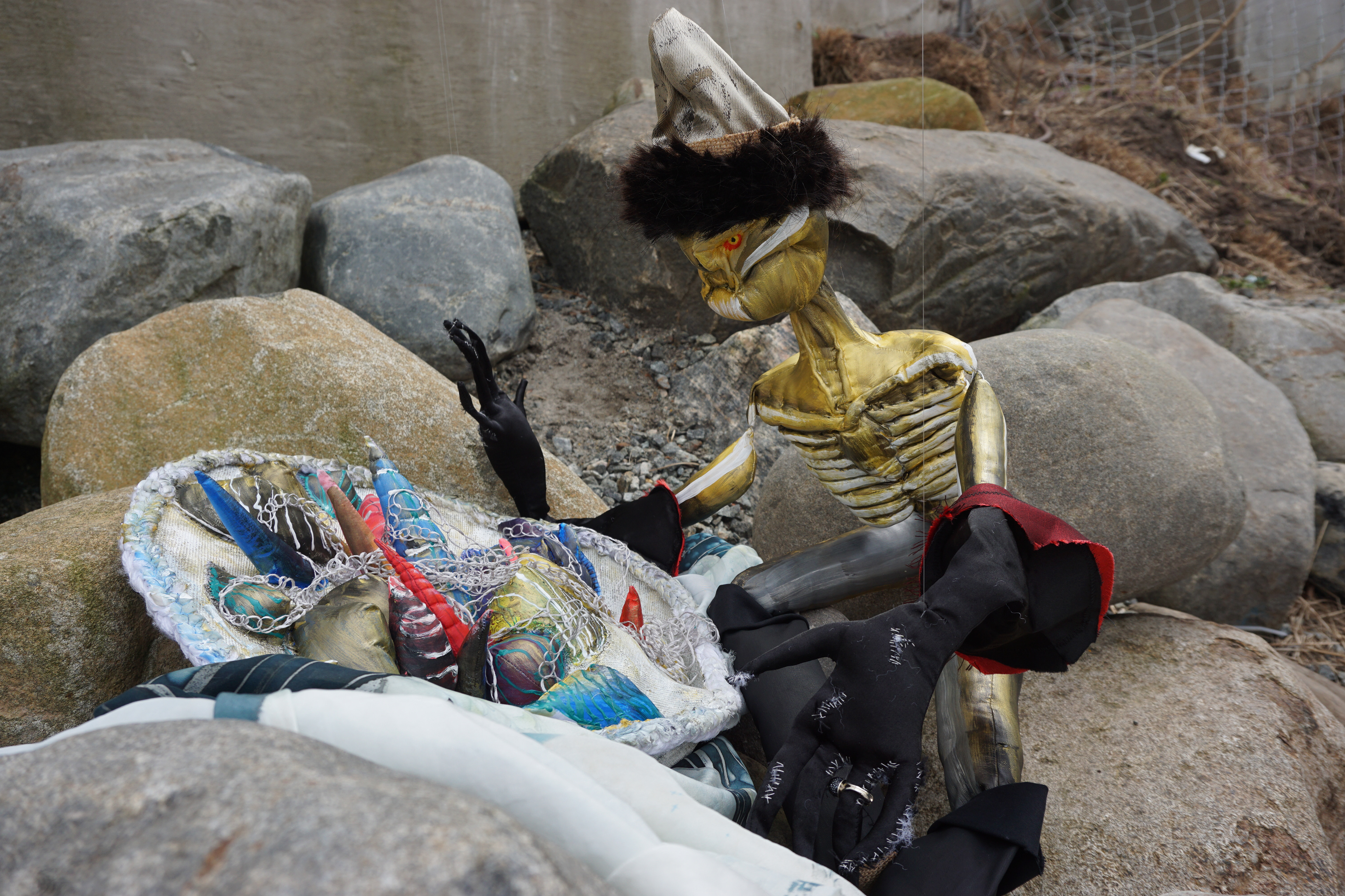 Koshei the Deathless puppet pining over his ocean treasures | Lukomorye by A.K