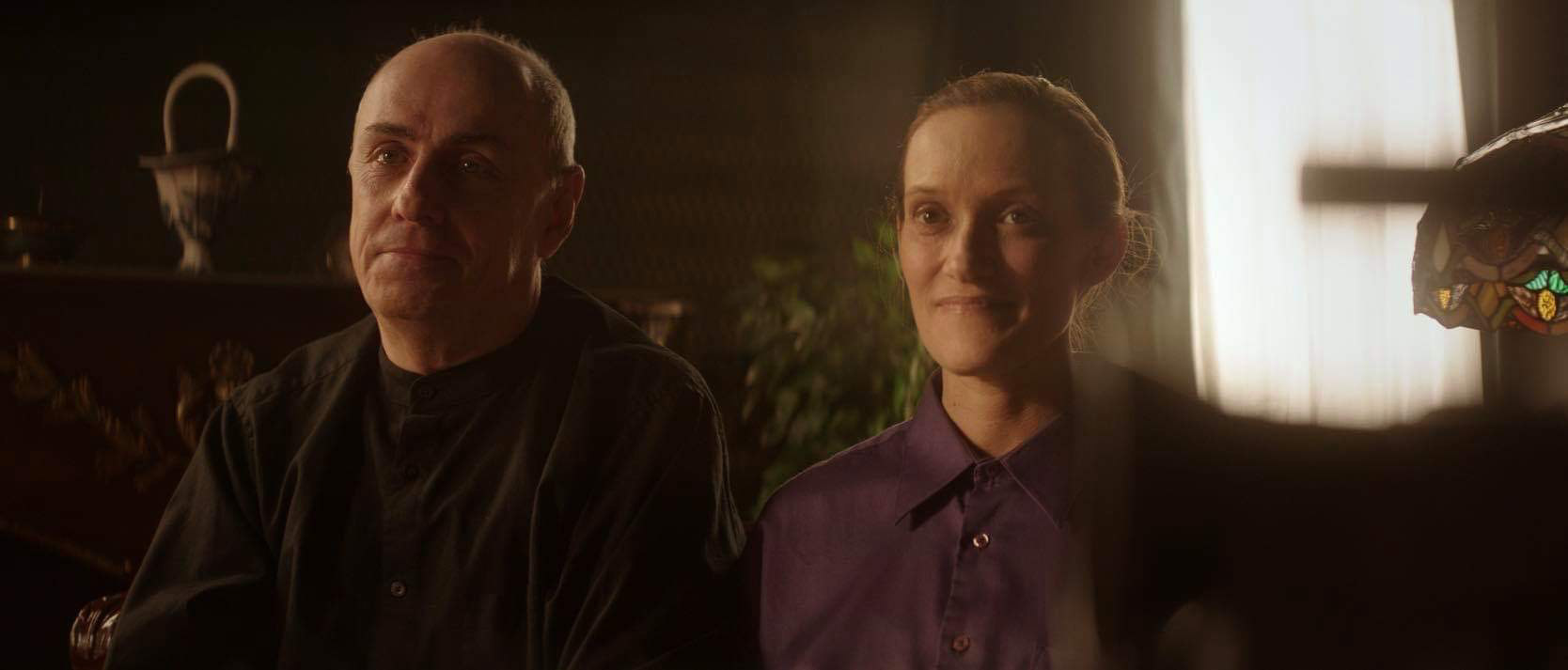 Thomas F. Walsh as Wade and Laura Frenzer as Emma in The Two, dir. by Jairo Garcia, DP Derrick Chen, 2019