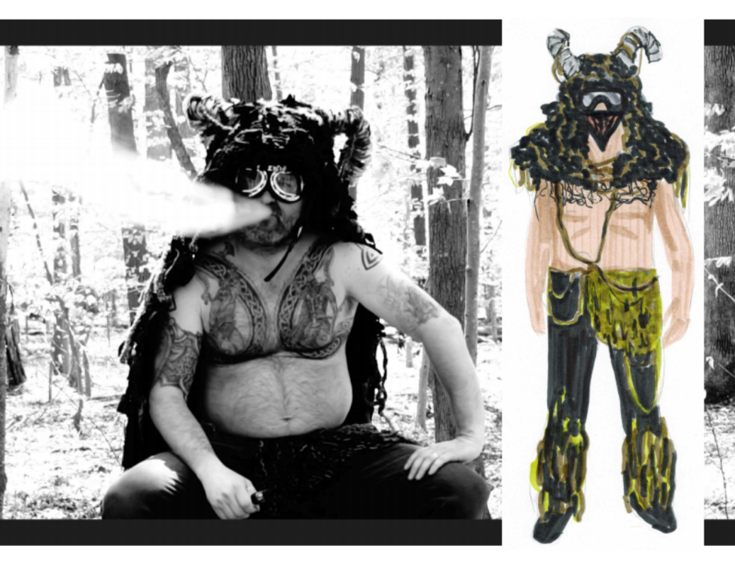 Oberon, the fairy king | Concept and still from "Punktale" by A.K.