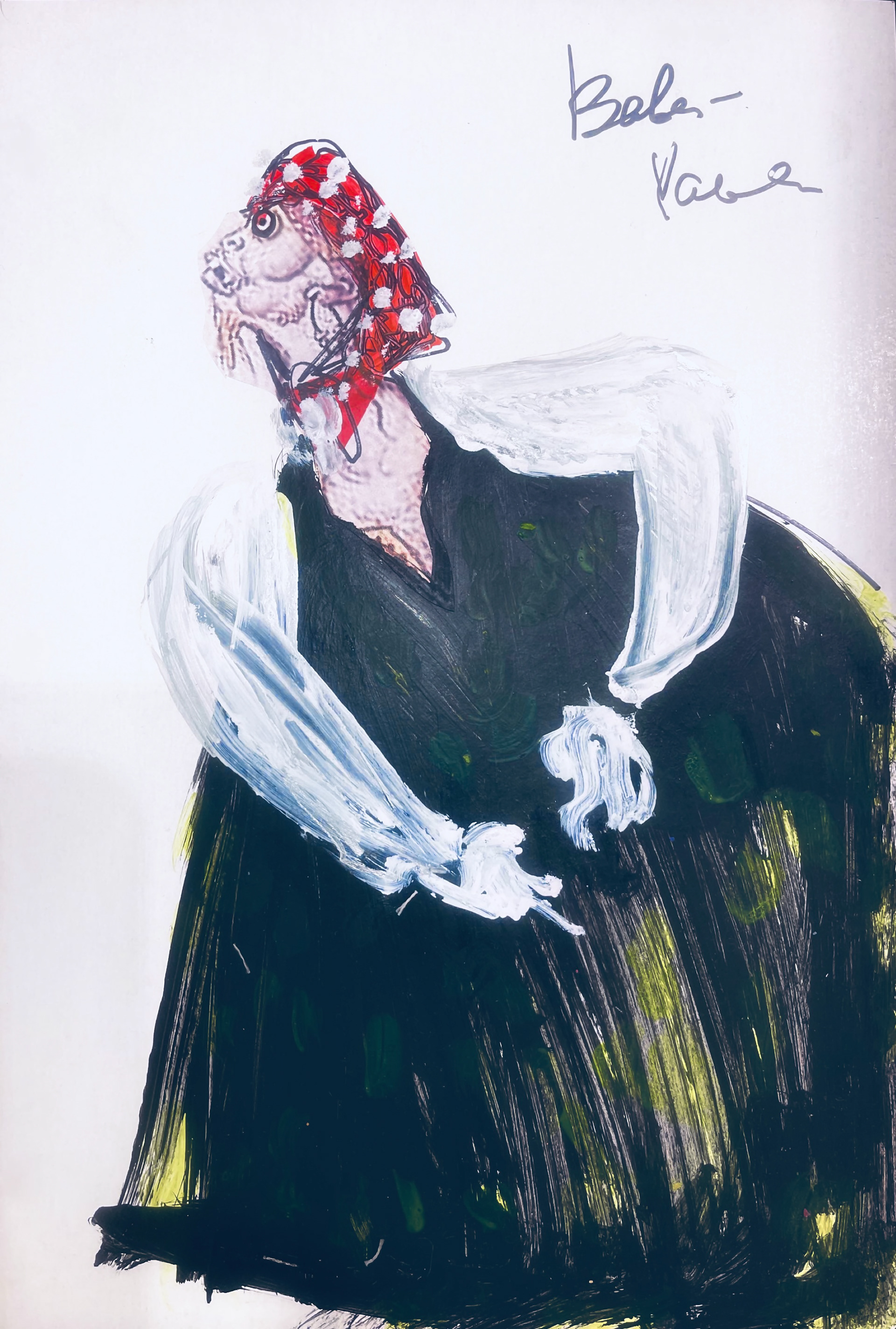 The Baba Yaga pupet sketch, AK 2019