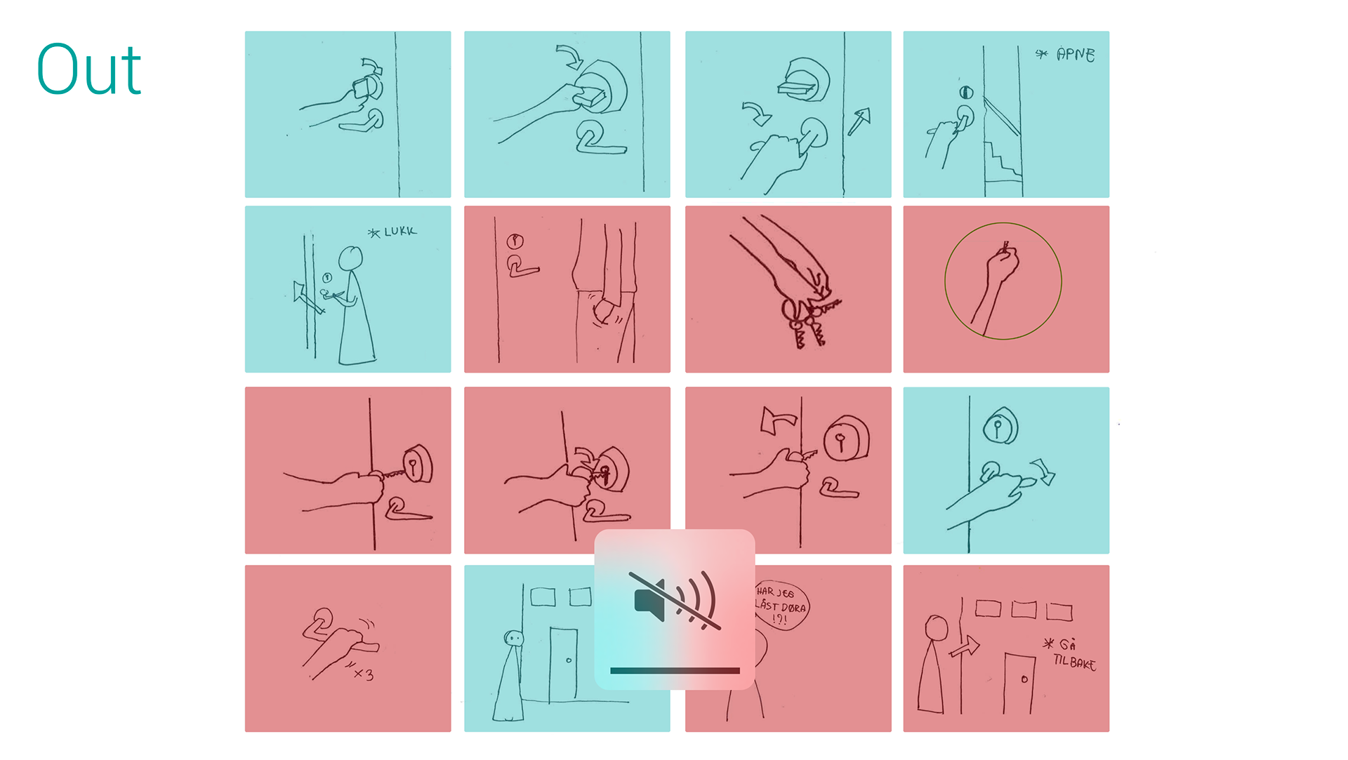 Sequence of Use - Out of apartment