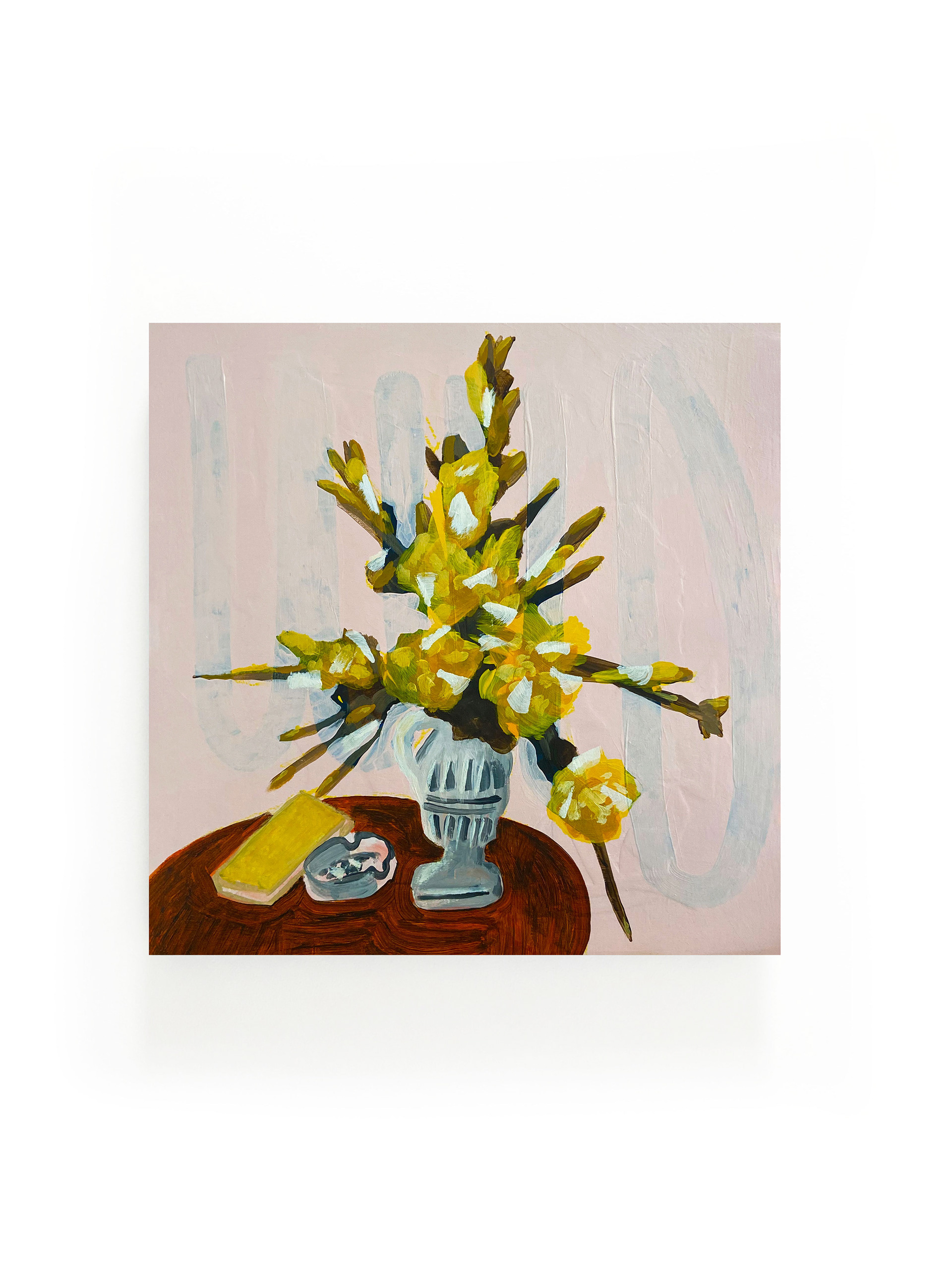 W.I.L.D, Acrylics on wood board, 500mm x 500mm, 2023