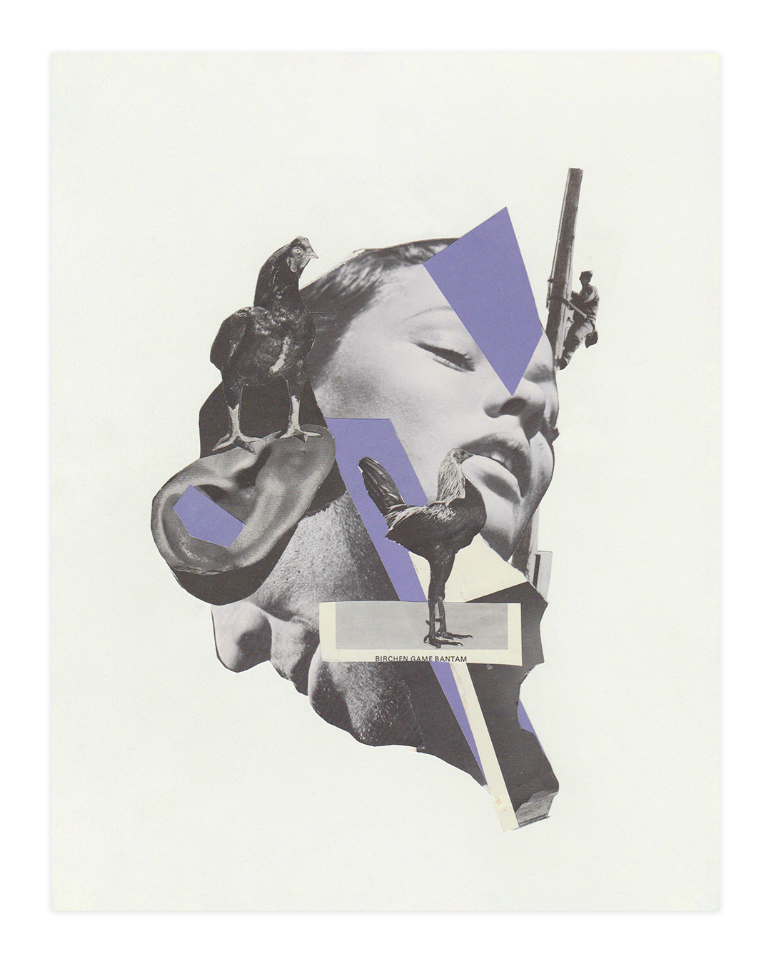 True Shepherd of Anu, Analogue collage on paper, 2020