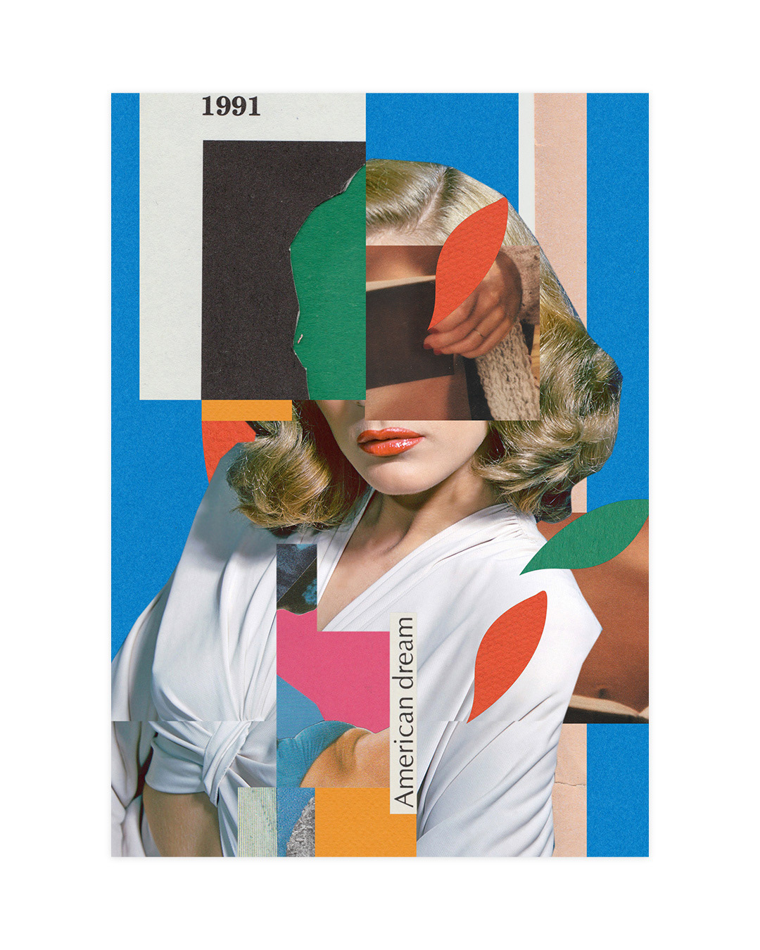 American Dream, Analogue & digital collage, 2022