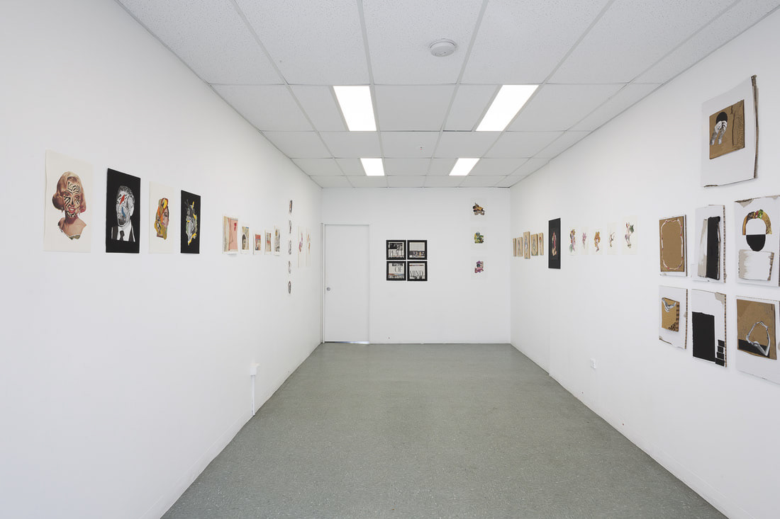 Infinite Variation - Sydney Collage Society group exhibition, Stacks Projects, Potts Point, Sydney