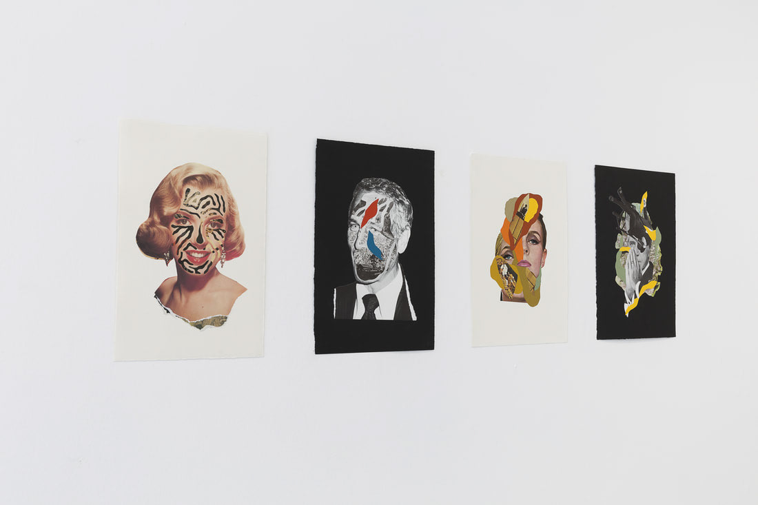 Infinite Variation - Sydney Collage Society group exhibition, Stacks Projects, Potts Point, Sydney