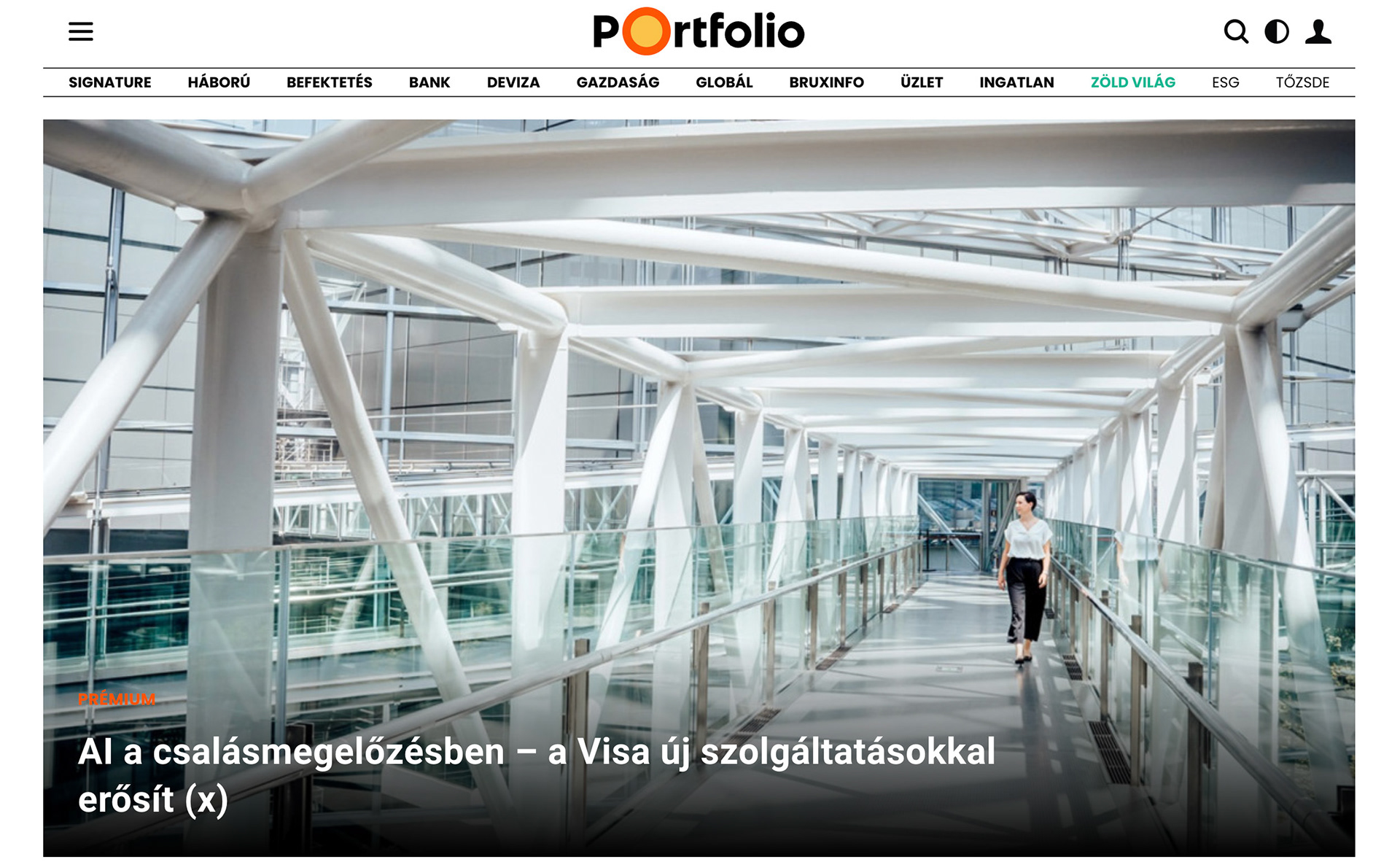 Business editorial image for news website 