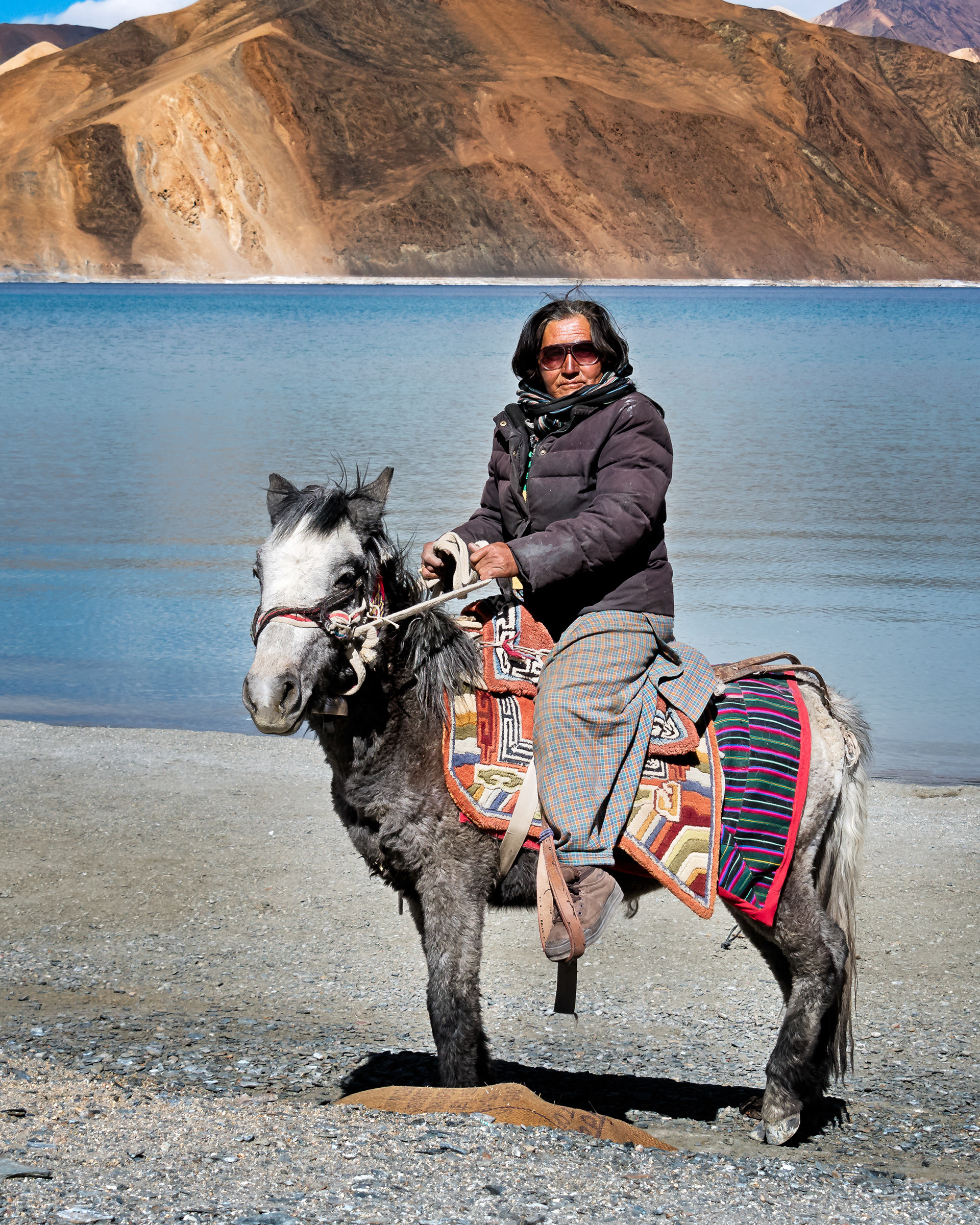At Pangong Lake