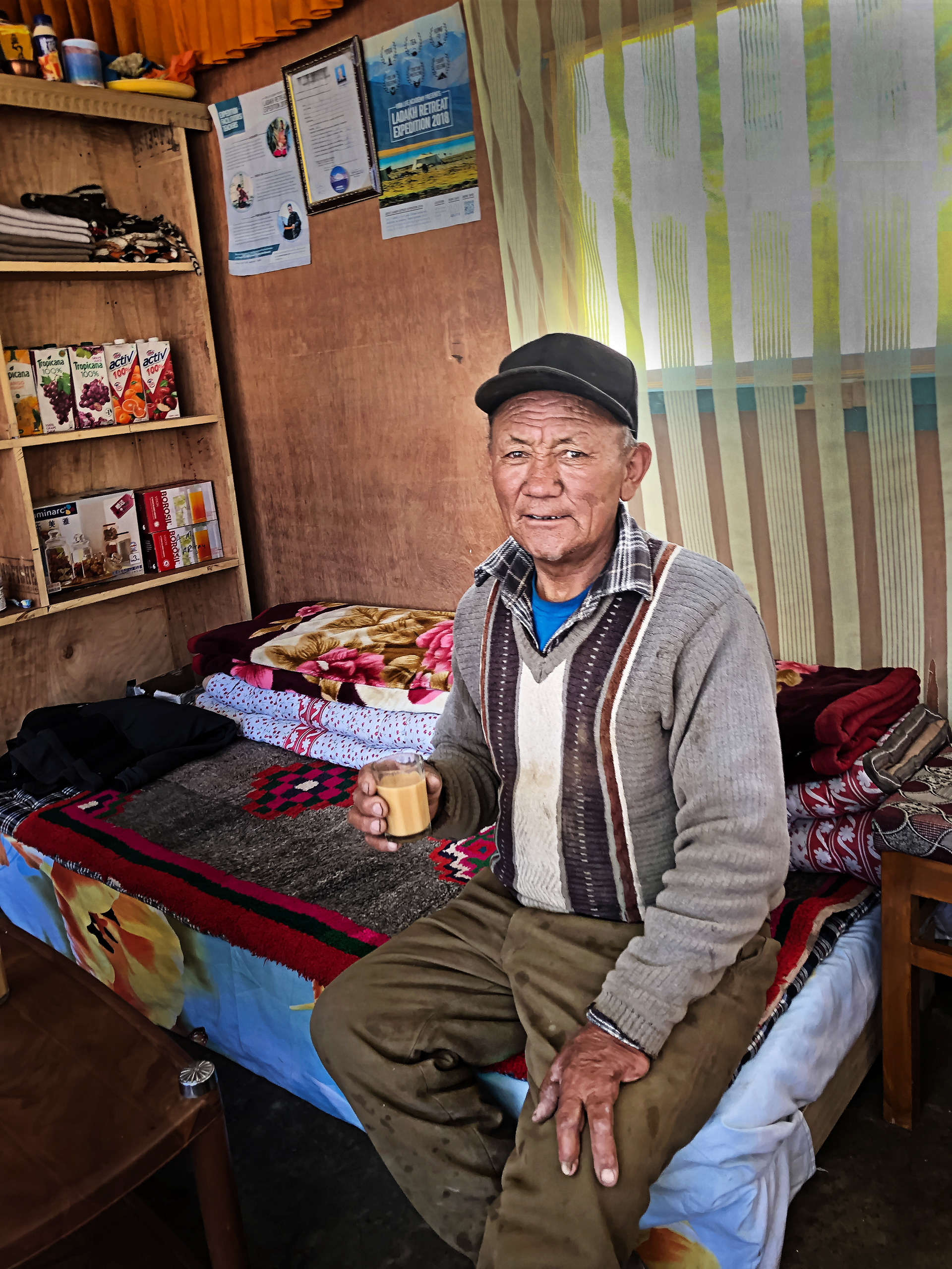 Tea shop owner
