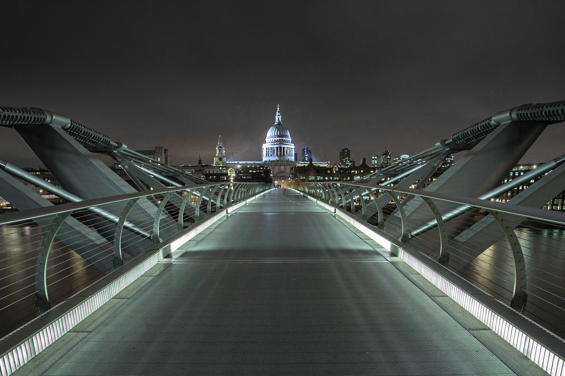 Millenium Bridge &amp; St. Paul's Cathedral