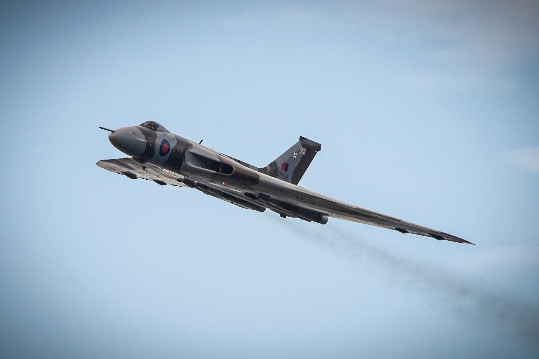 Vulcan XH558 farewell Tour South