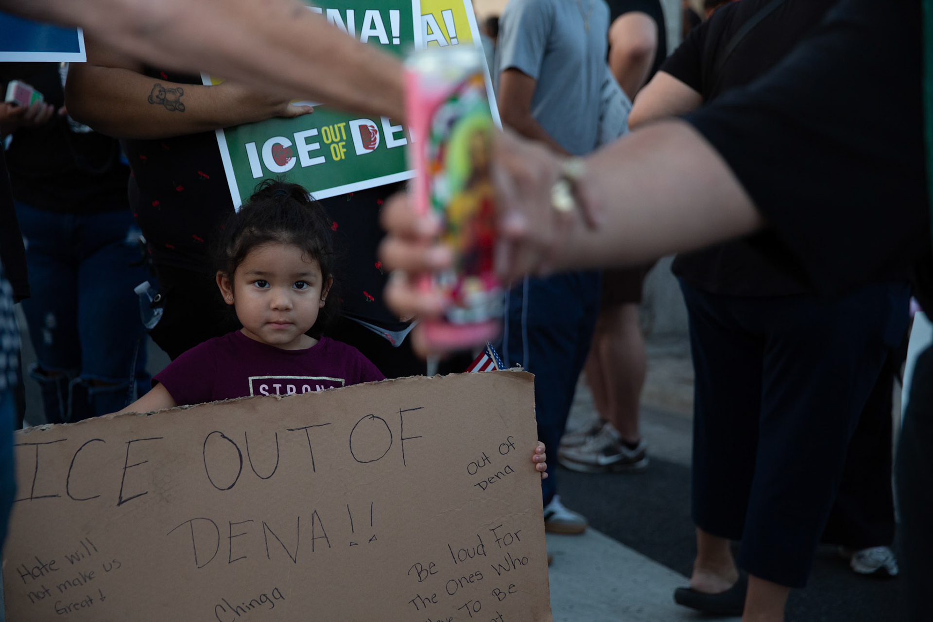 Residents and clergy gather in Pasadena, Calif. on June 18, 2025 to demonstrate against immigration raids conducted by ICE and Federal police.