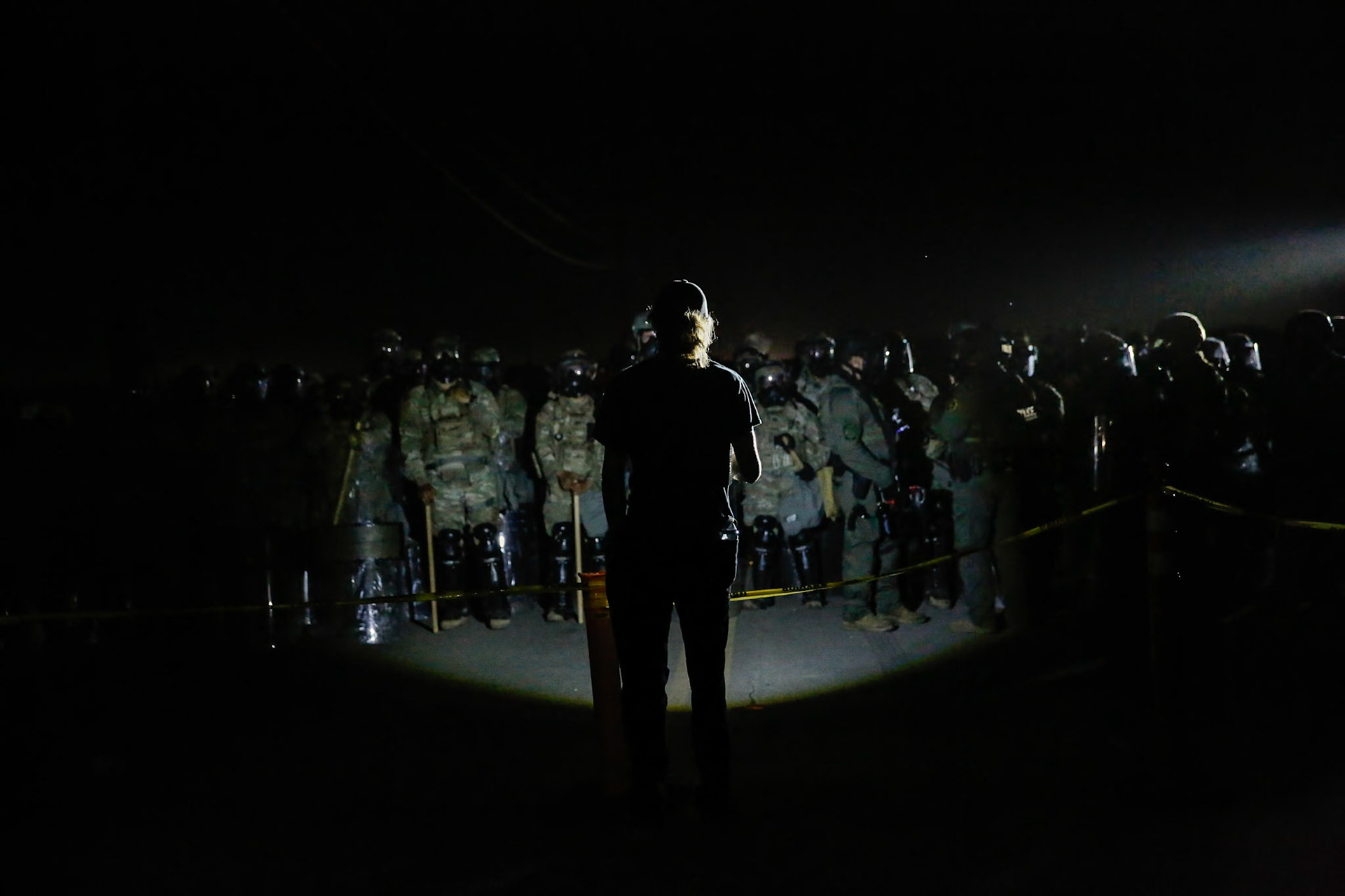 DHS agents and National Guards at a standoff with a mixed crowd of demonstrators and families searching for their loved ones. DHS agents from multiple subsidiaries conducts a mass raid at a farm in Camarillo, Calif. on July 10, 2025.