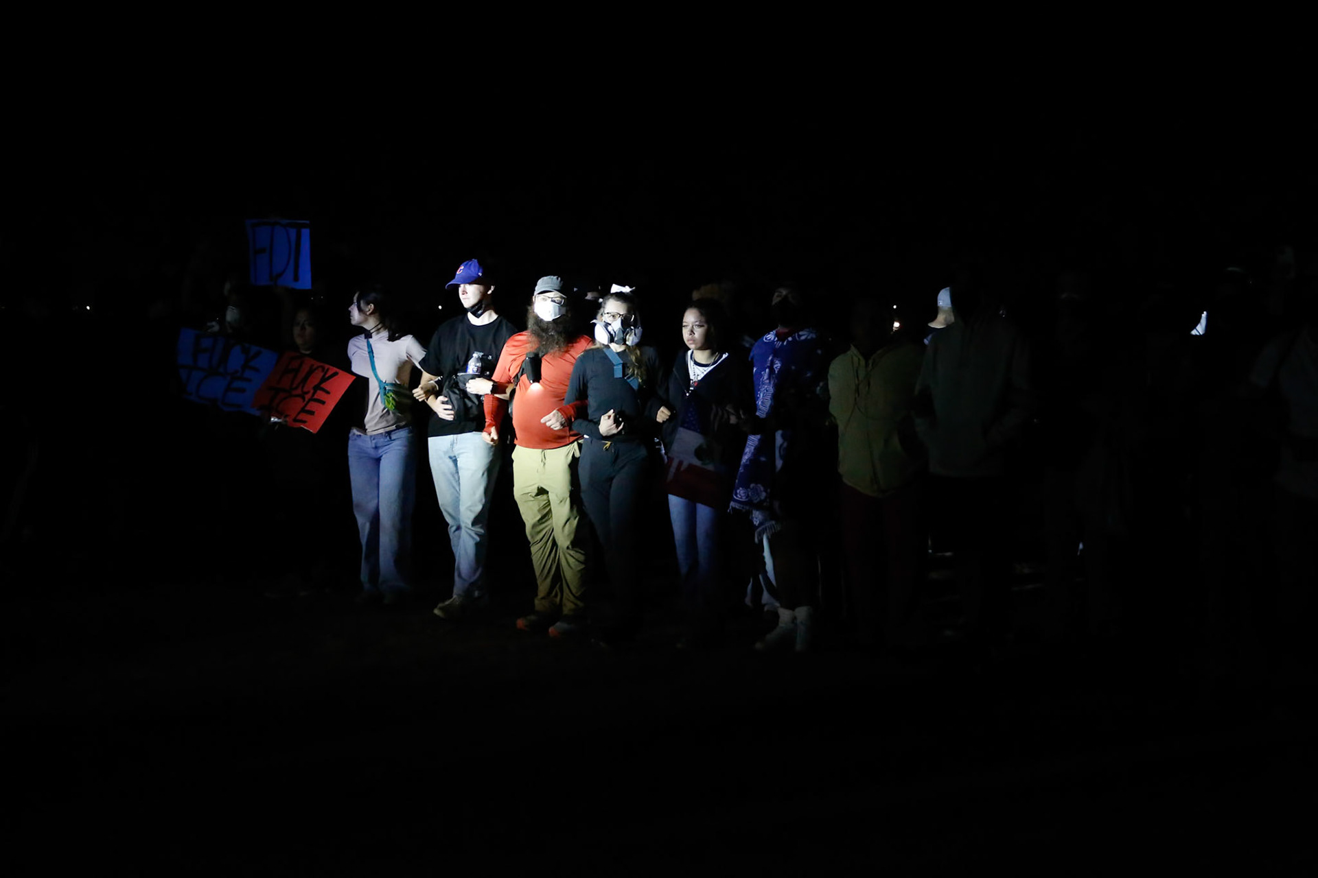 DHS agents and National Guards at a standoff with a mixed crowd of demonstrators and families searching for their loved ones. DHS agents from multiple subsidiaries conducts a mass raid at a farm in Camarillo, Calif. on July 10, 2025.