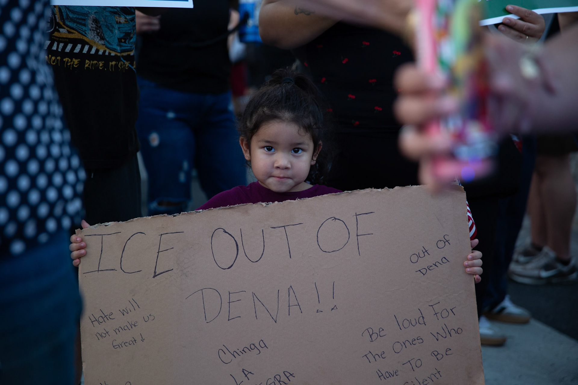 Residents and clergy gather in Pasadena, Calif. on June 18, 2025 to demonstrate against immigration raids conducted by ICE and Federal police.