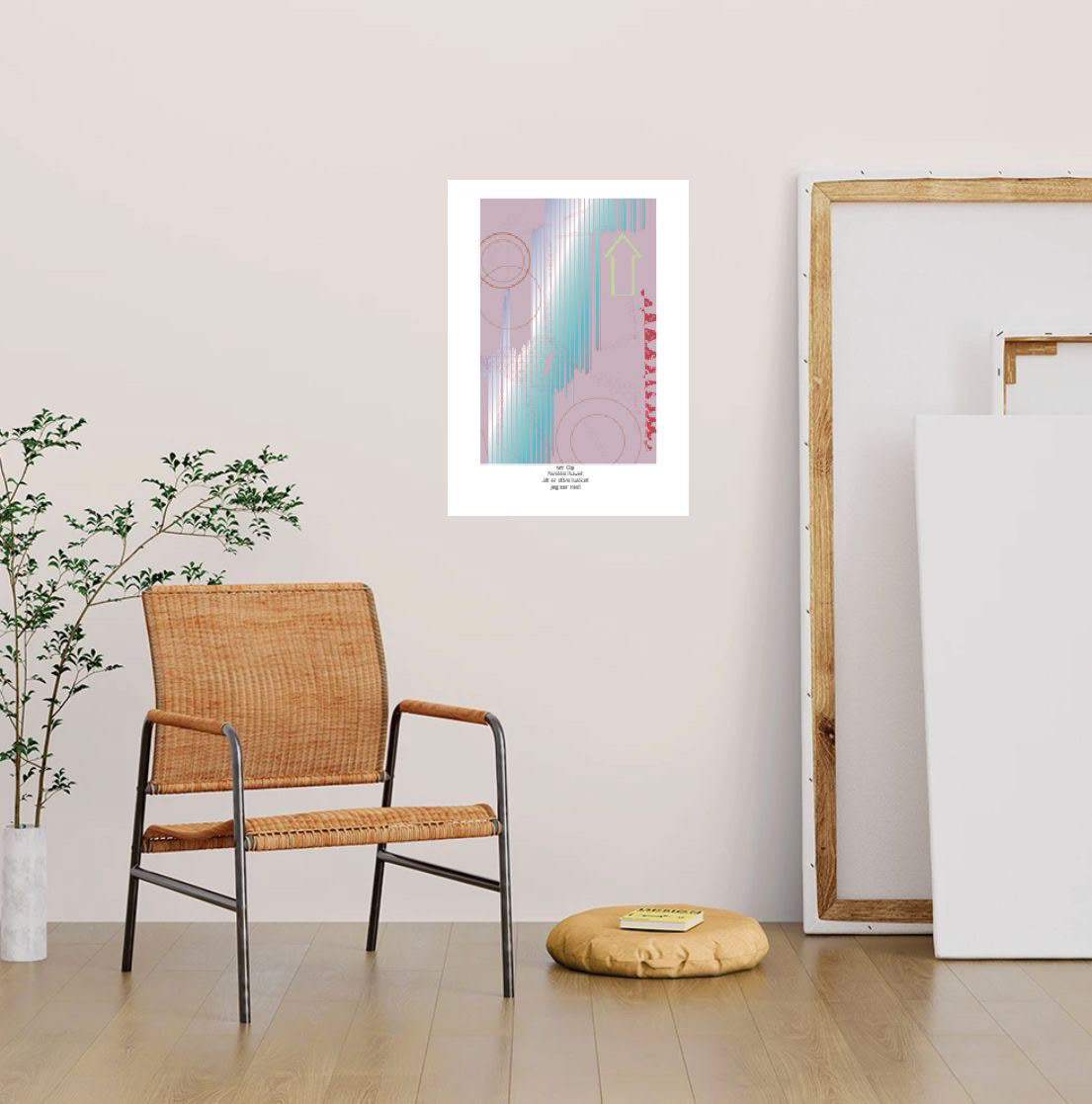 Plakat i ramme 400.-
